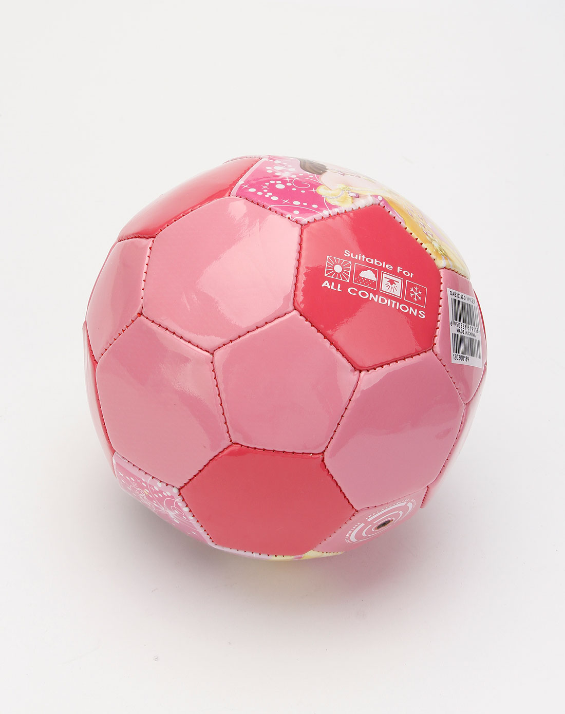 粉红色公主3号足球