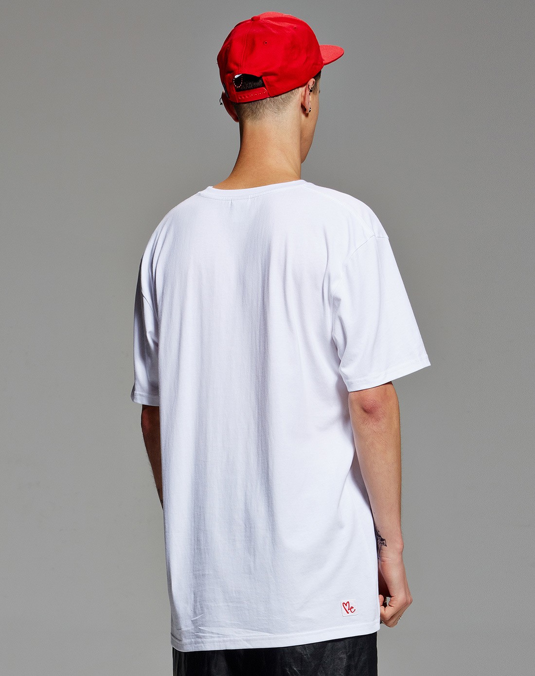 clot白色男式短袖t恤