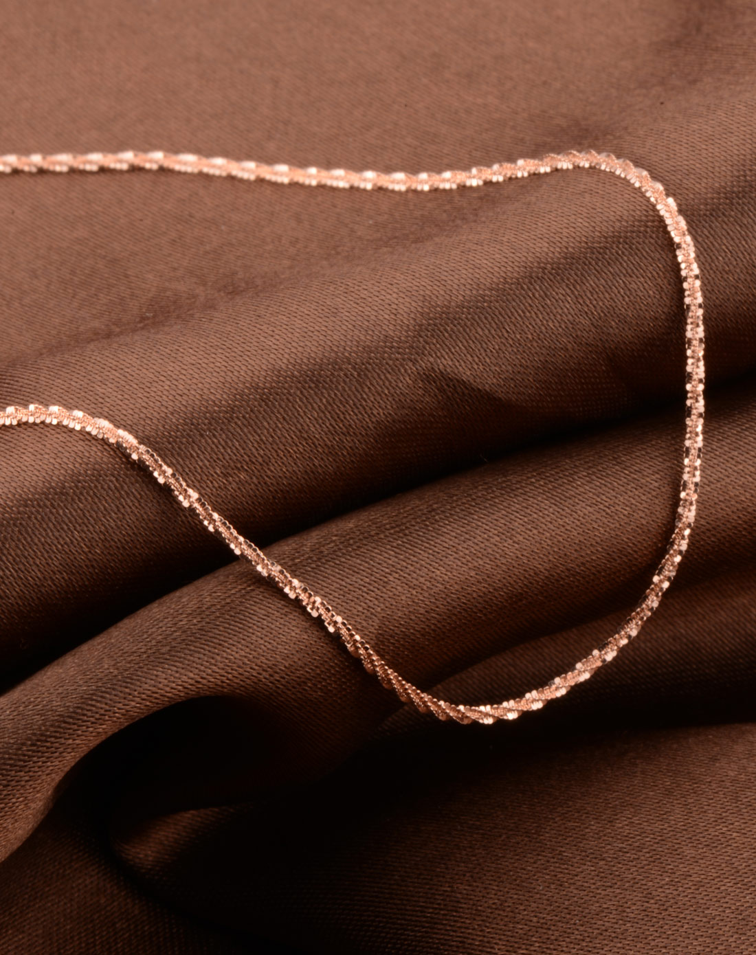 彩18k金玫瑰金项链满天星(2.12克)