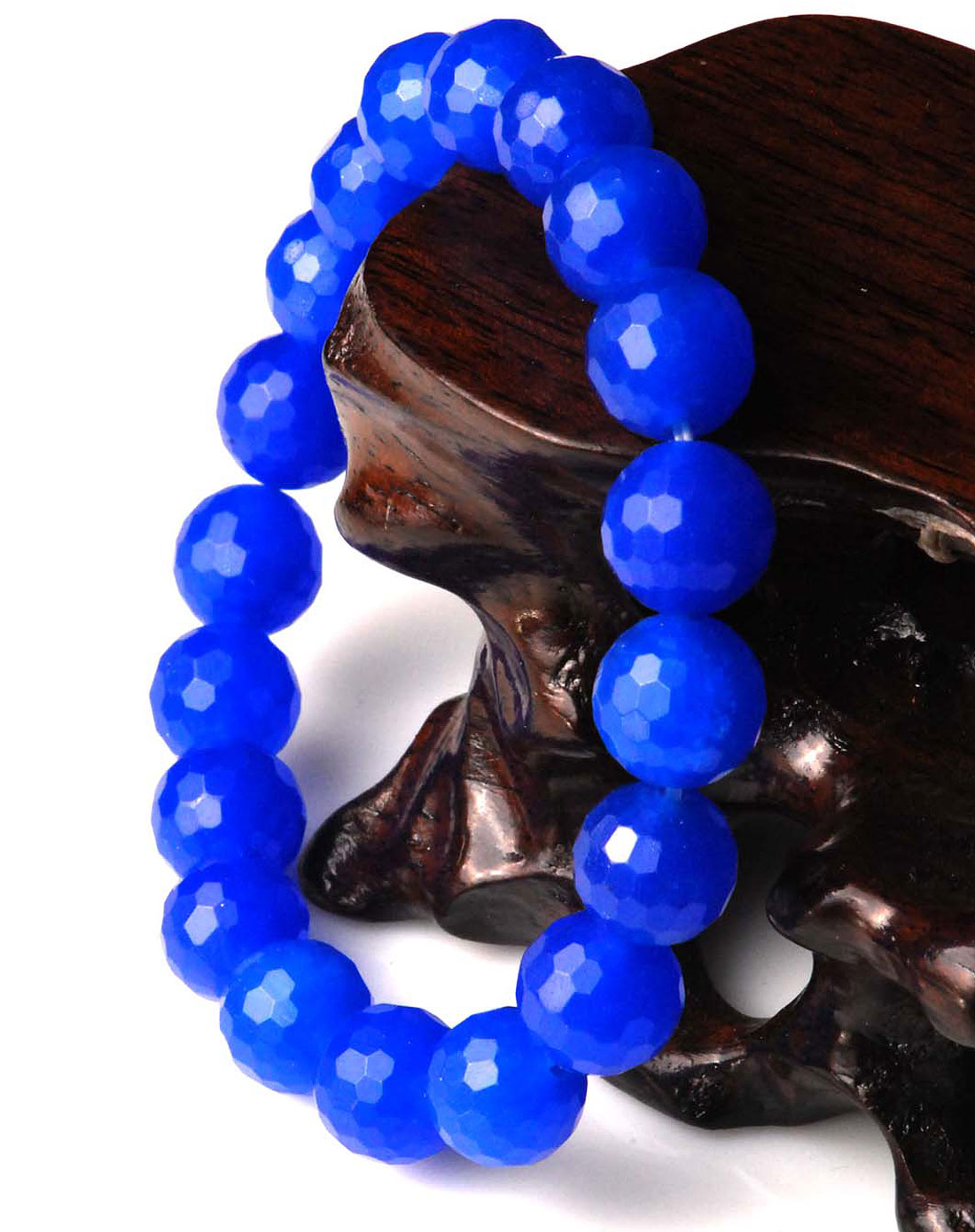 瑞切尔 蓝色蓝玉手链10m