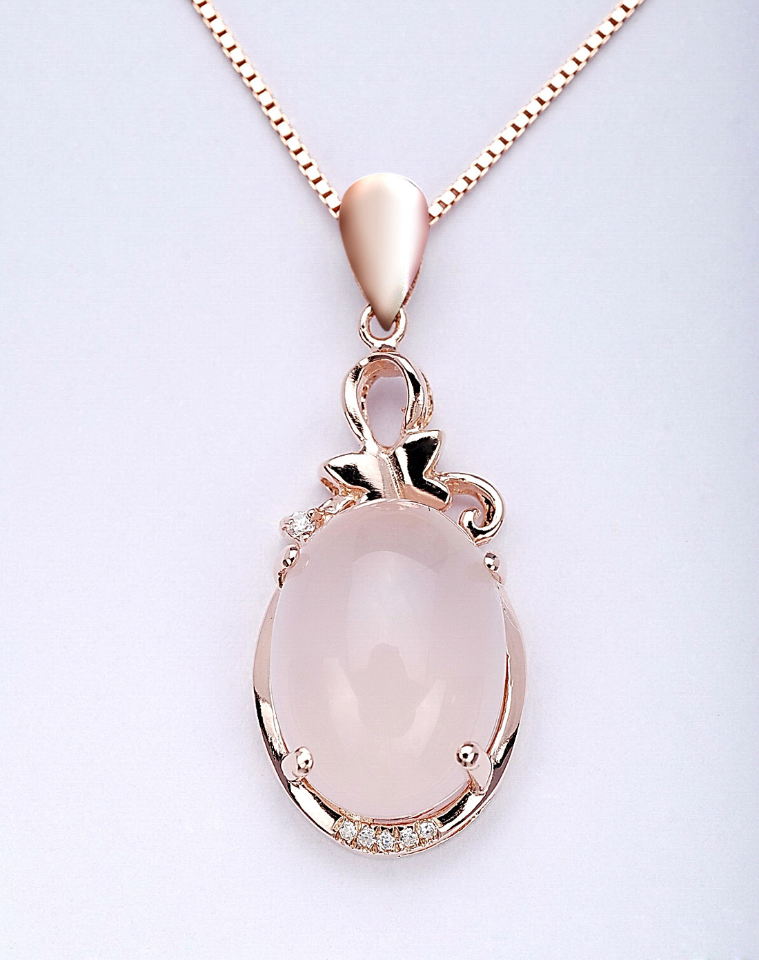 天然芙蓉石吊坠