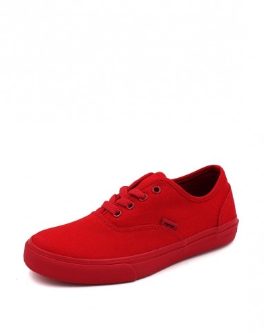 经典舒适 女款红色低帮帆布鞋 时尚百搭