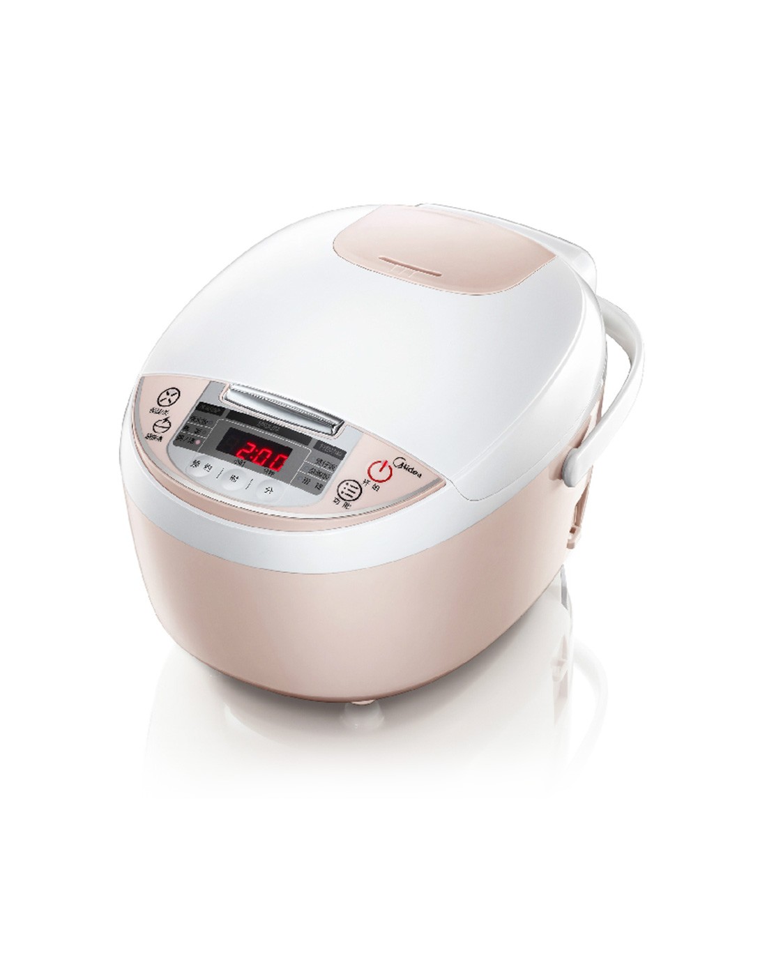 美的清新迷你智能小电饭煲3l,粉红小清新