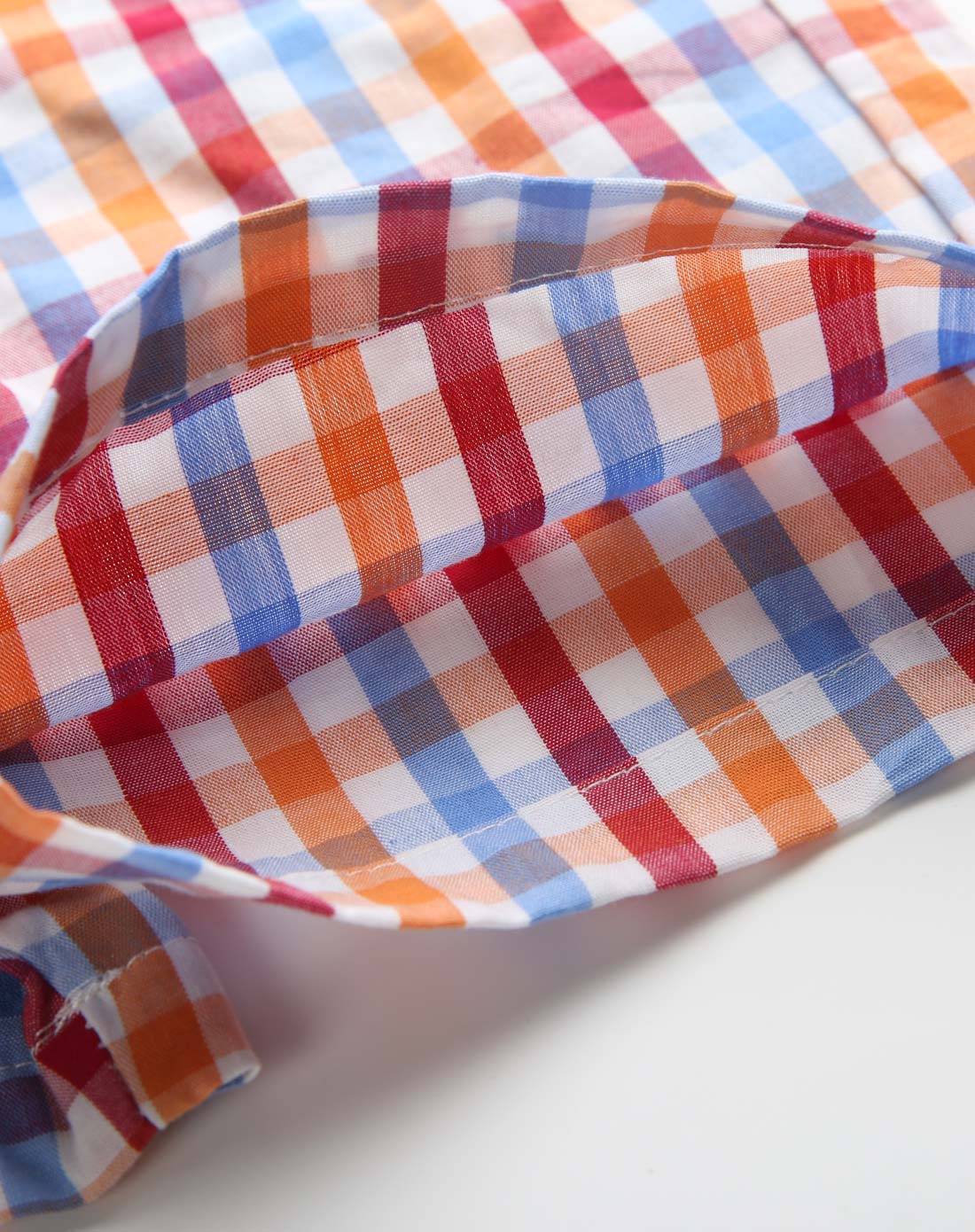 男童红蓝格时尚律动背带裤