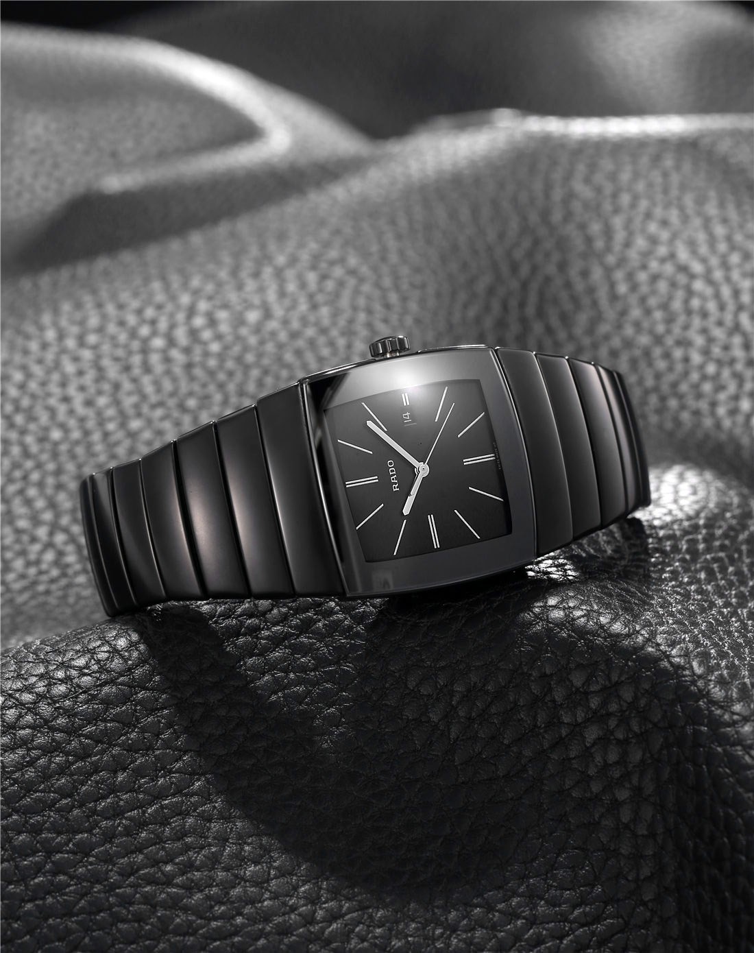 雷达rado手表专场 > 银钻系列黑色石英男表r13766172