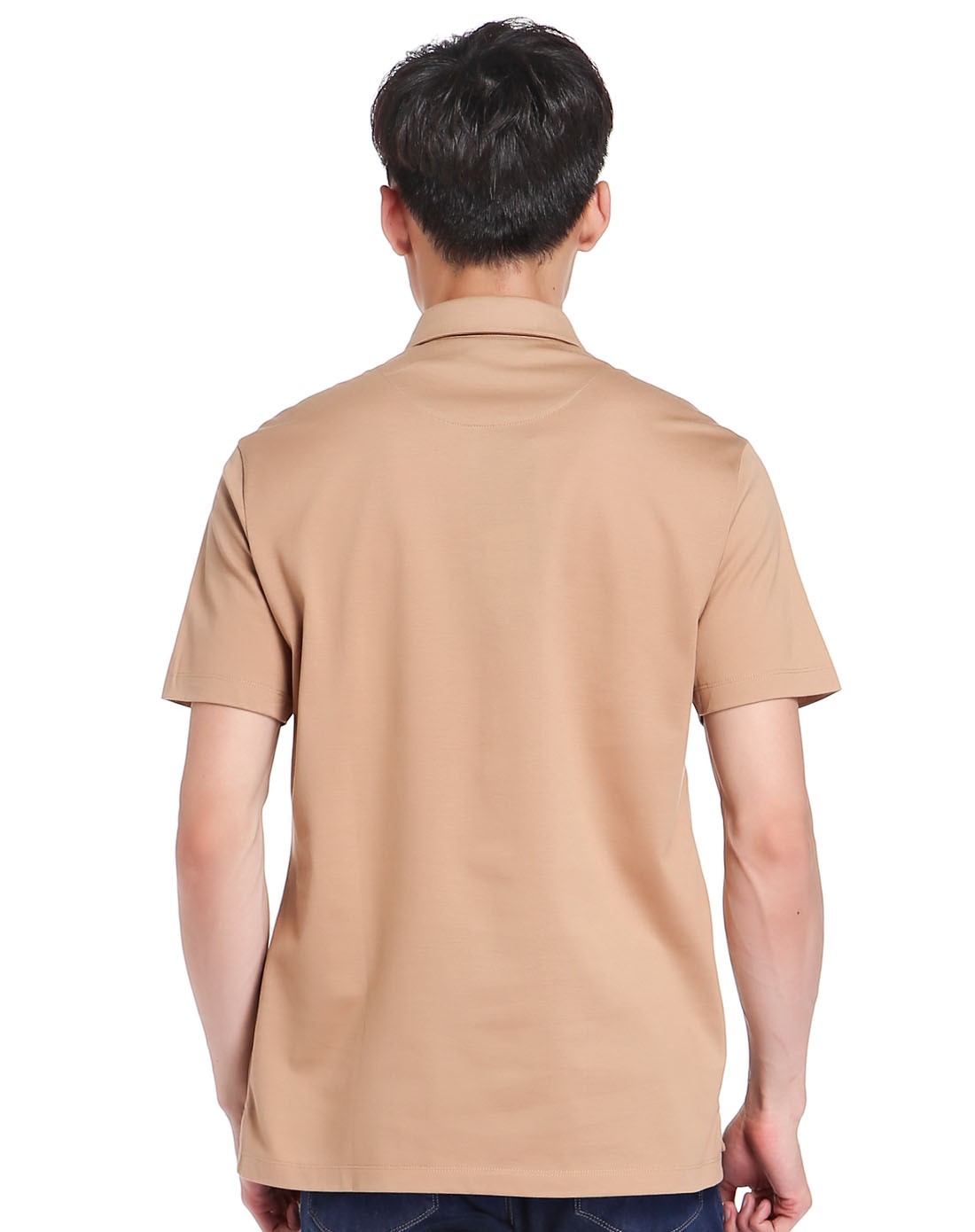 驼色休闲百搭短袖t恤