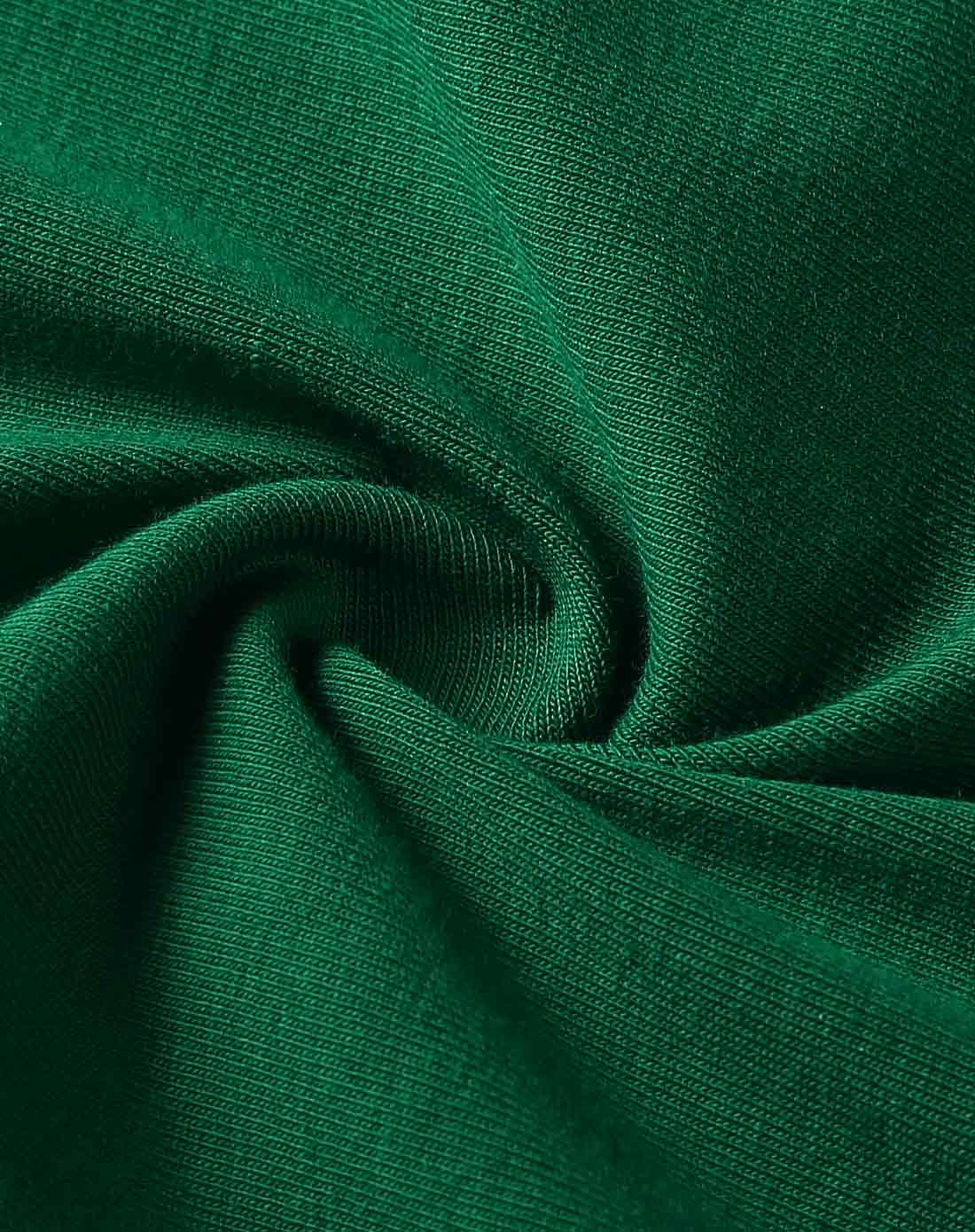 男款松柏绿圆领印花t恤