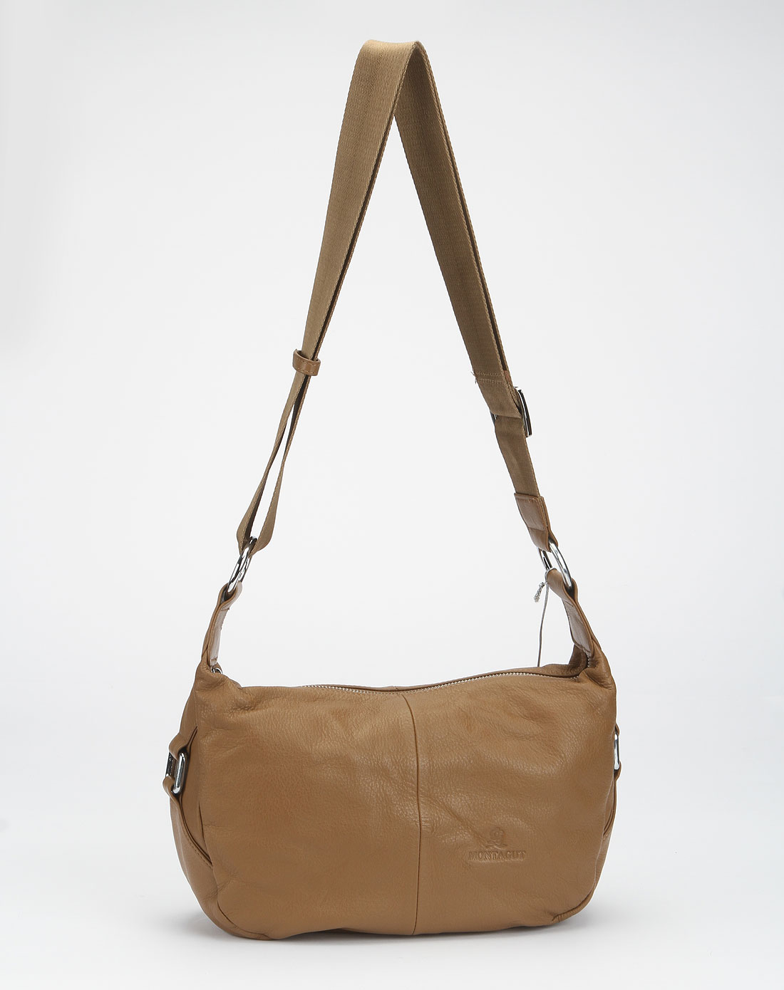 梦特娇montagut女包专场-女款土黄色时尚斜挎包