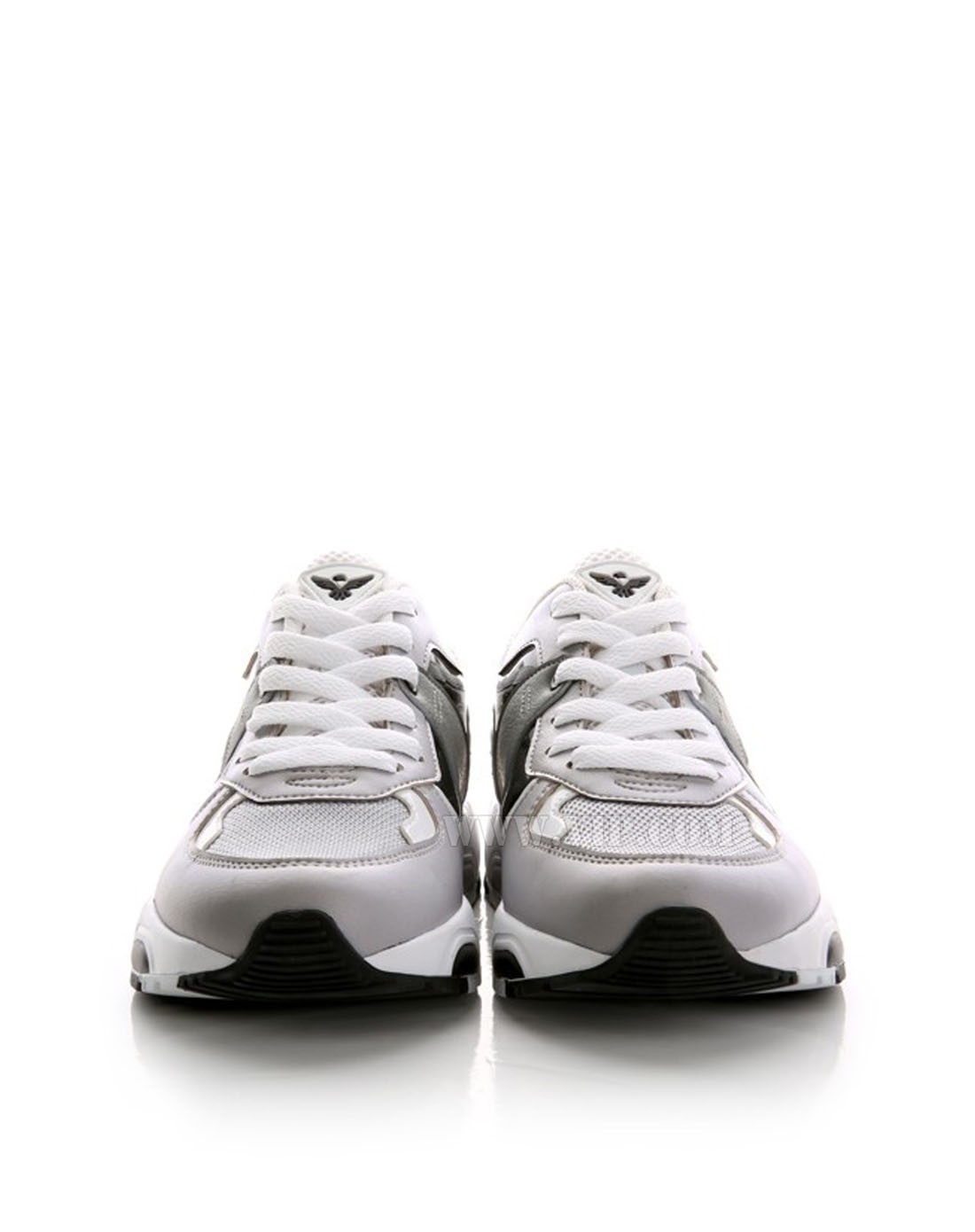 sbenu e线条休闲灰色运动鞋