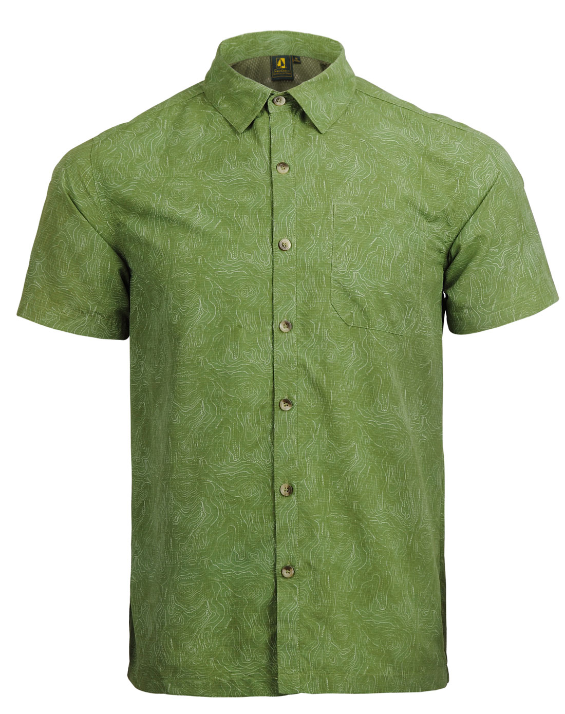 英伦风 男款军绿色衬衫 短袖格纹