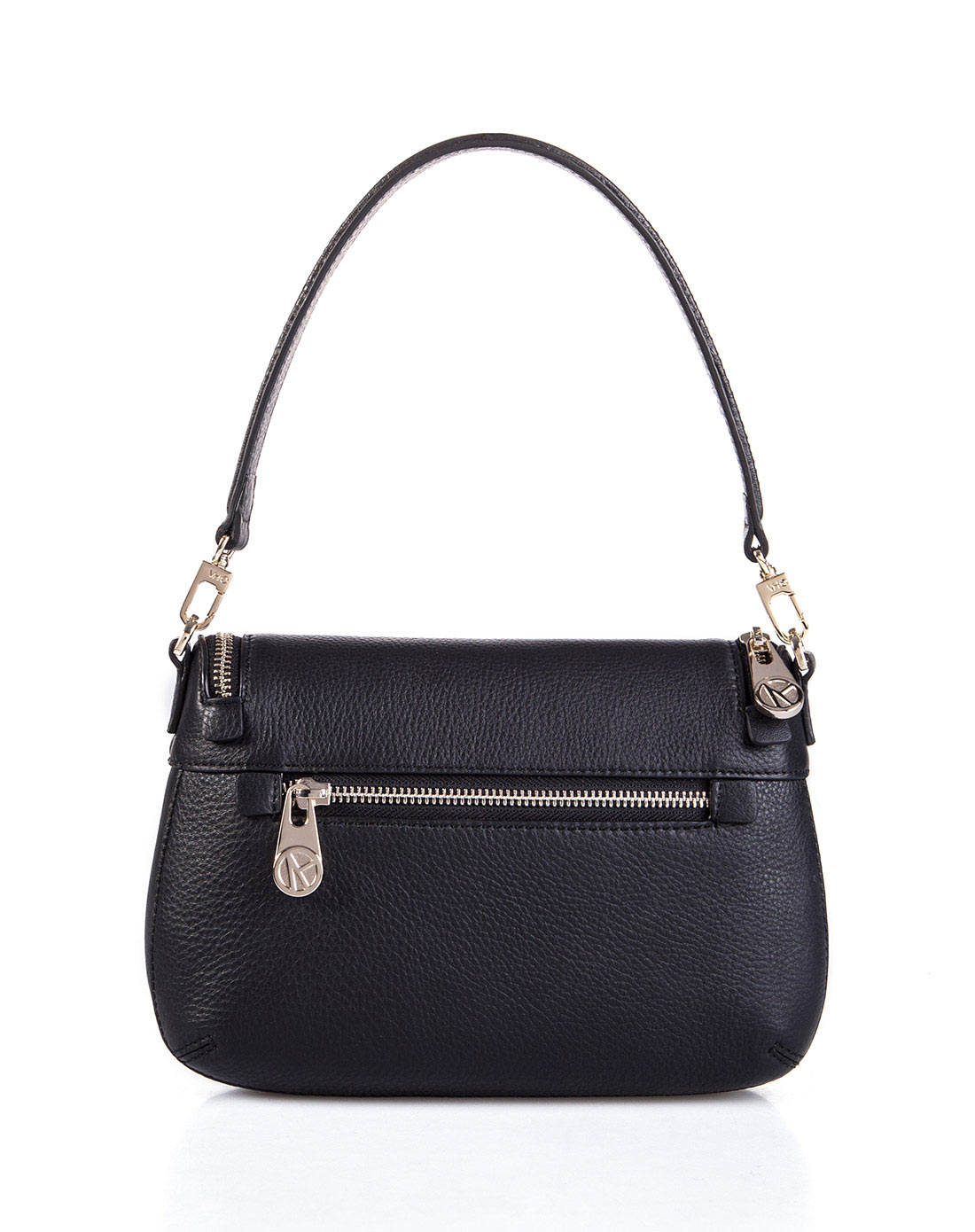 vh 真皮淑女手提单肩包 黑色