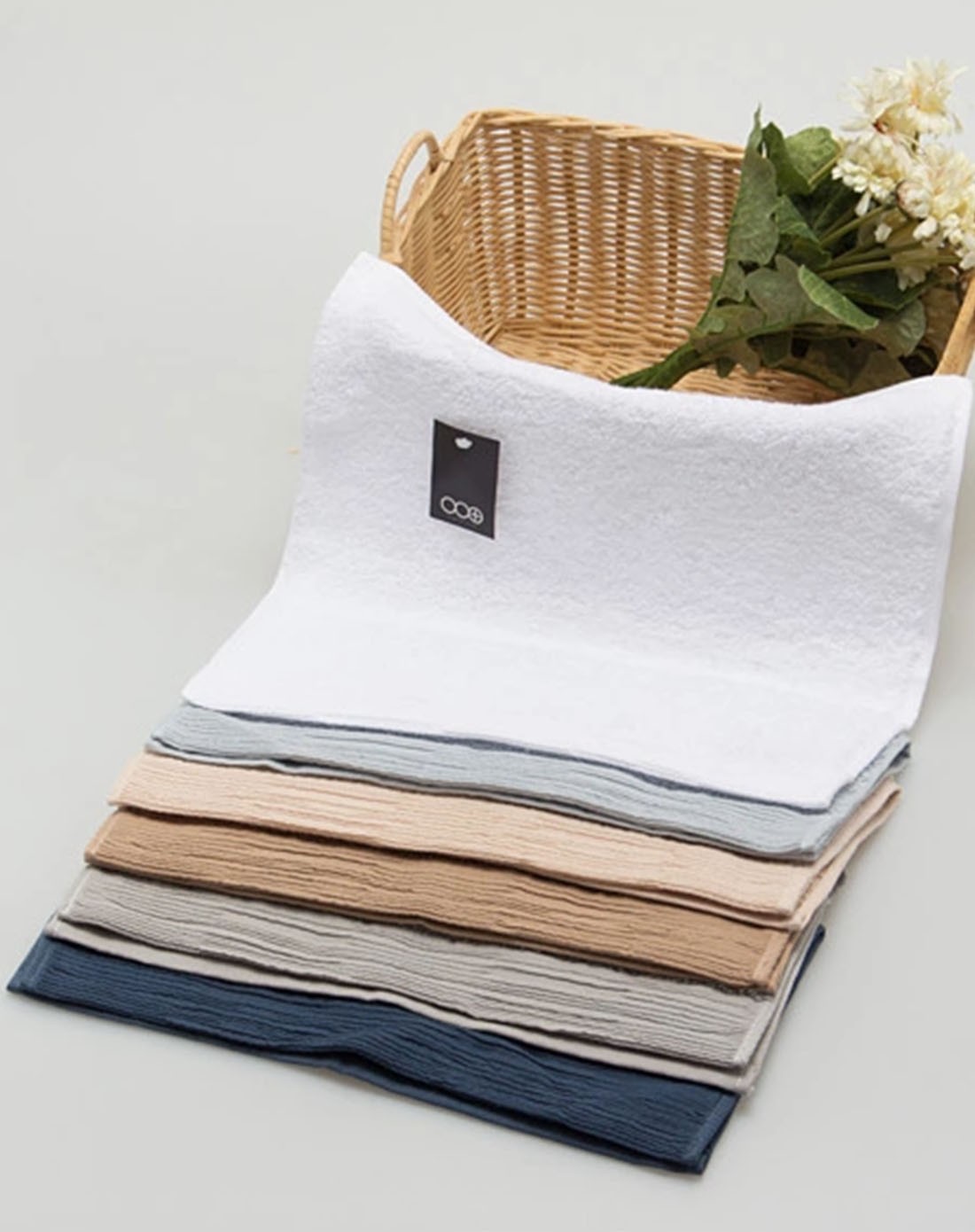 fin素色方巾 浅蓝(两件起售)