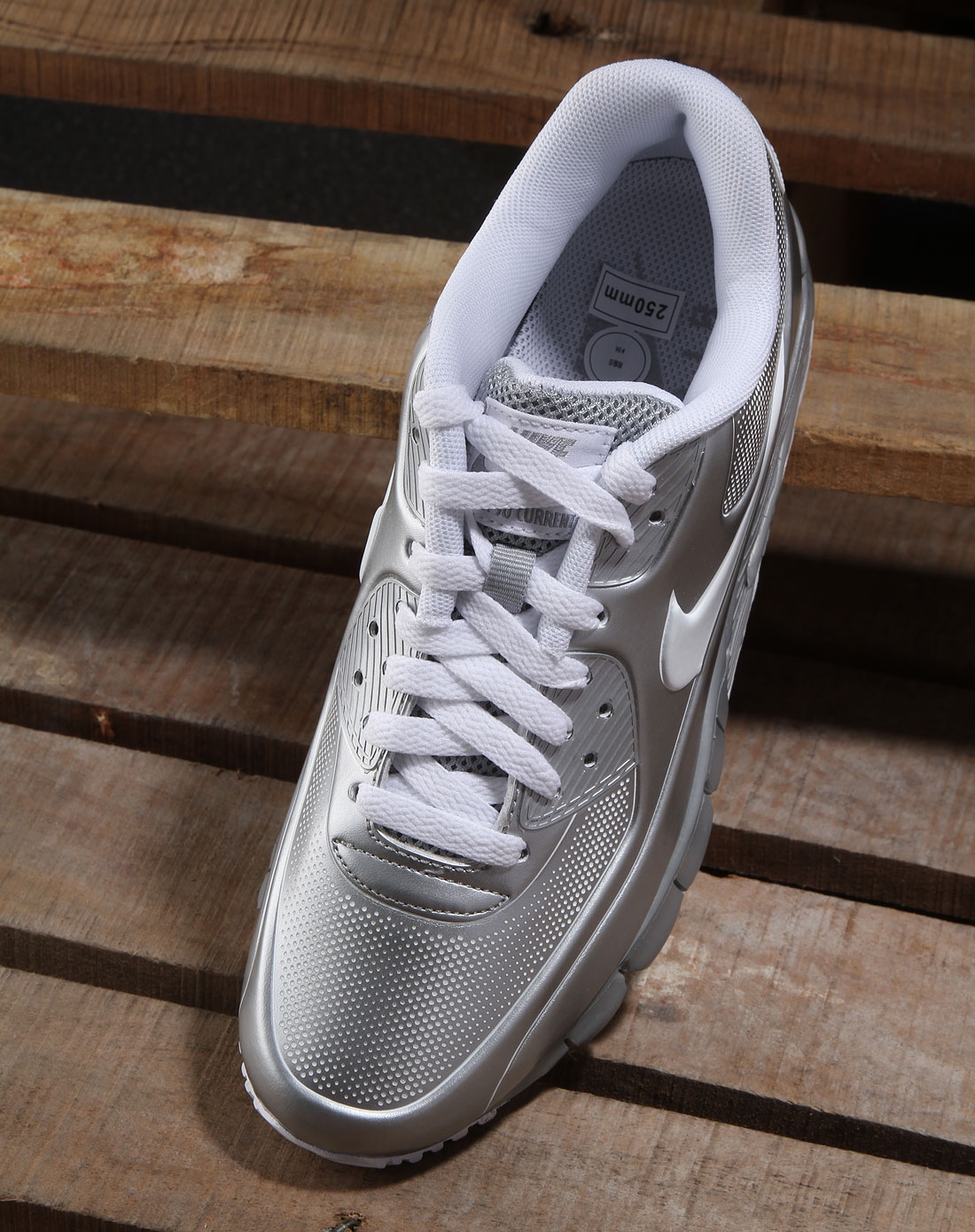 耐克nike男士专场-男款银色air max 90 current vt lsr休闲鞋