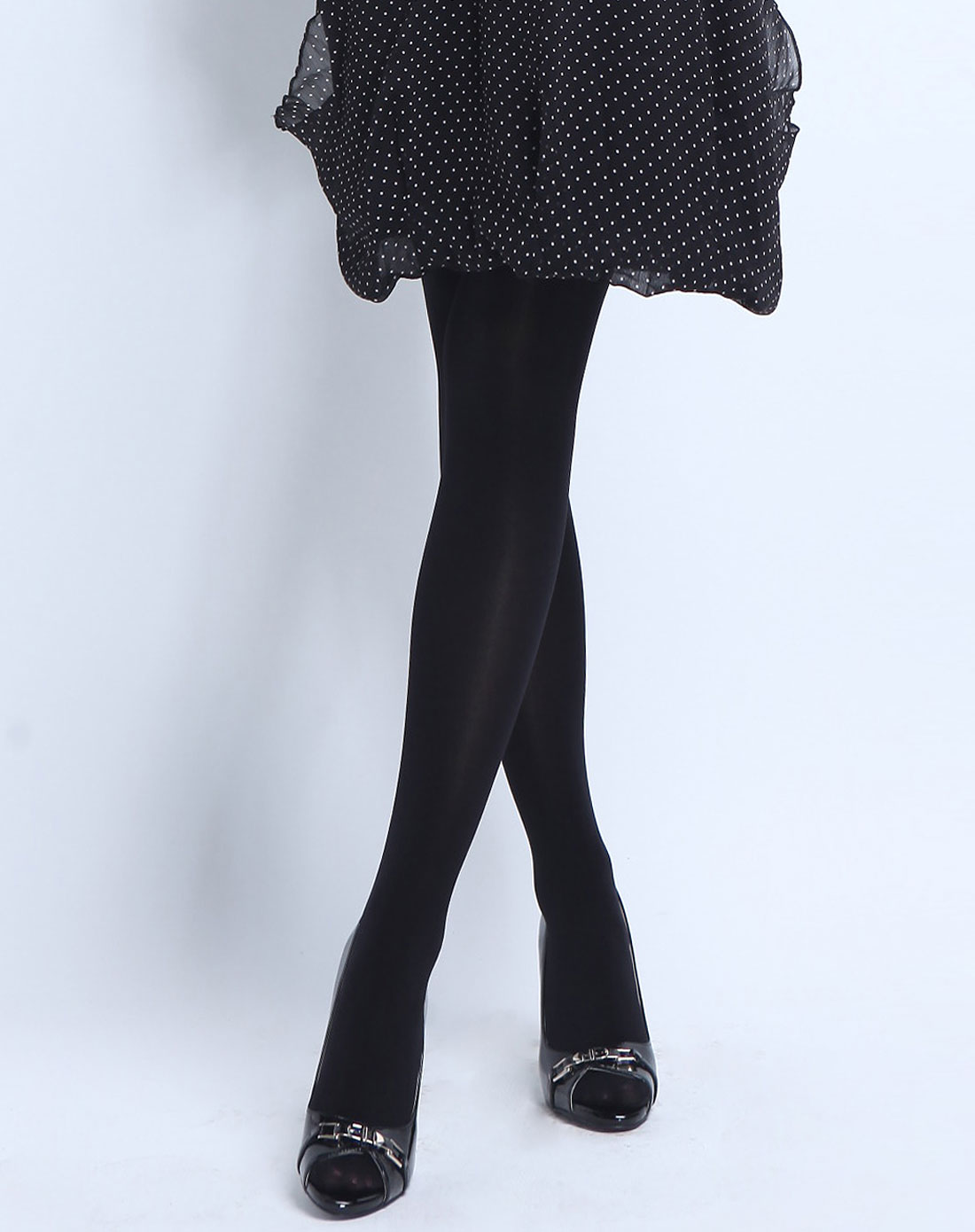 黑色厚型连裤袜