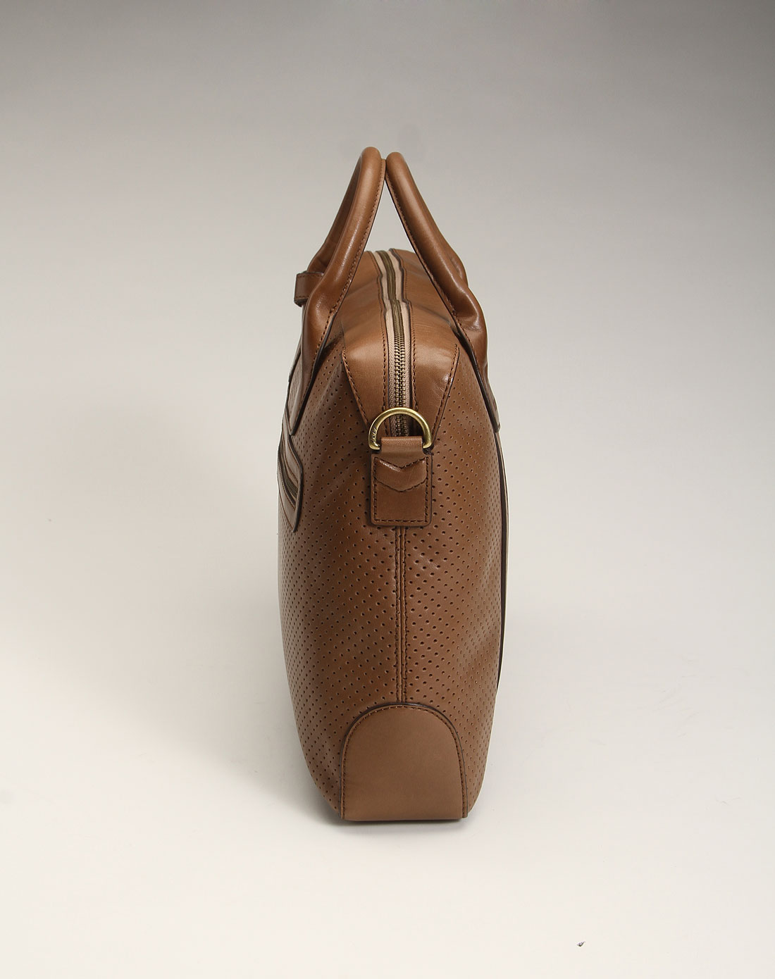 男款卡其色公文包