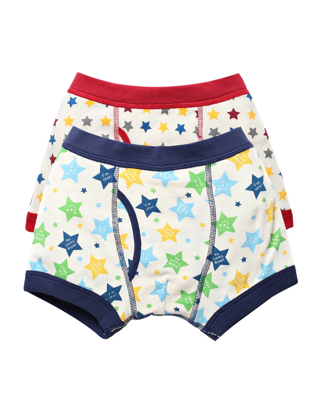 浪莎男女童装男童星星三角组合装内裤2条装t15083hz_唯品会