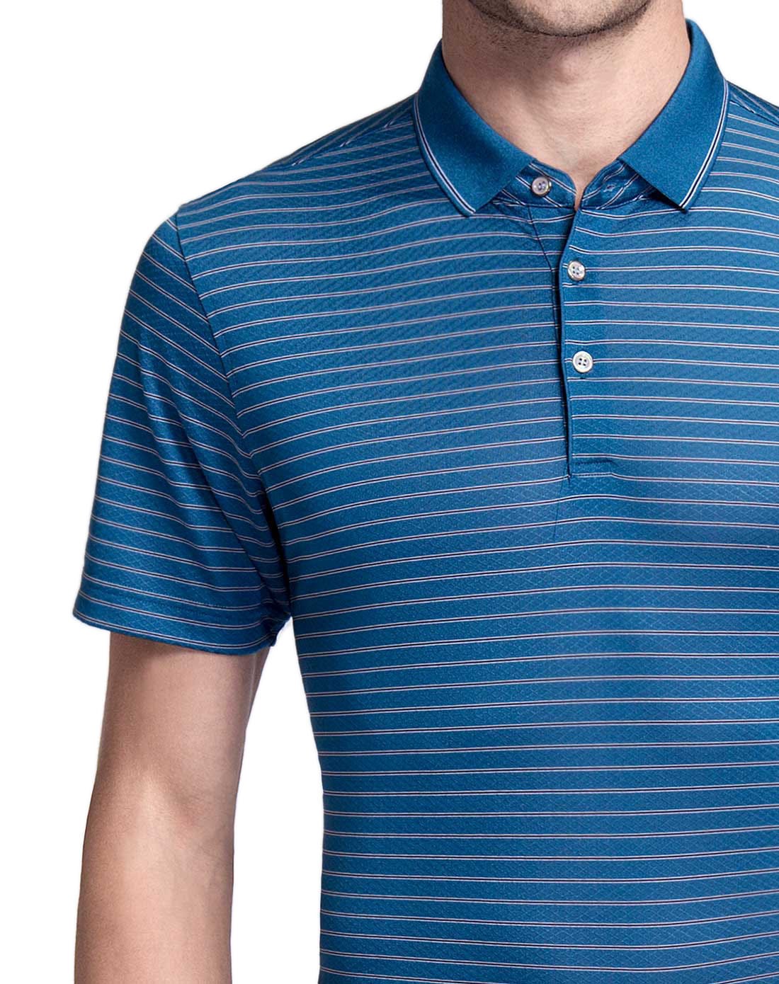 男士商务休闲哈青色桑蚕丝短袖t恤