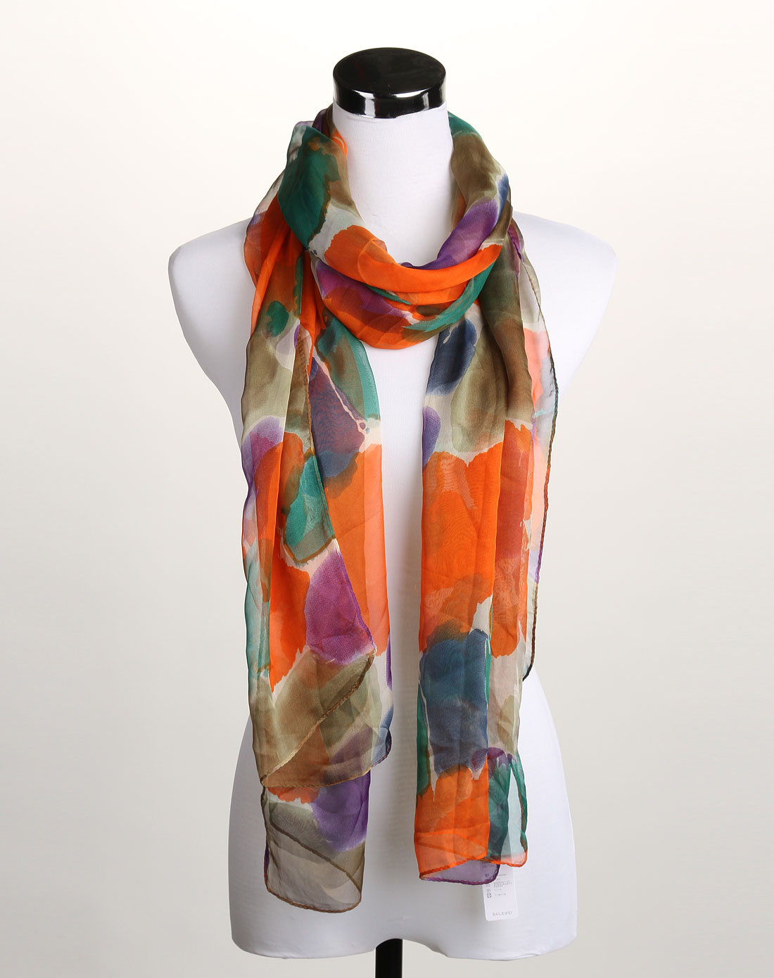 多色时尚印染印花围巾