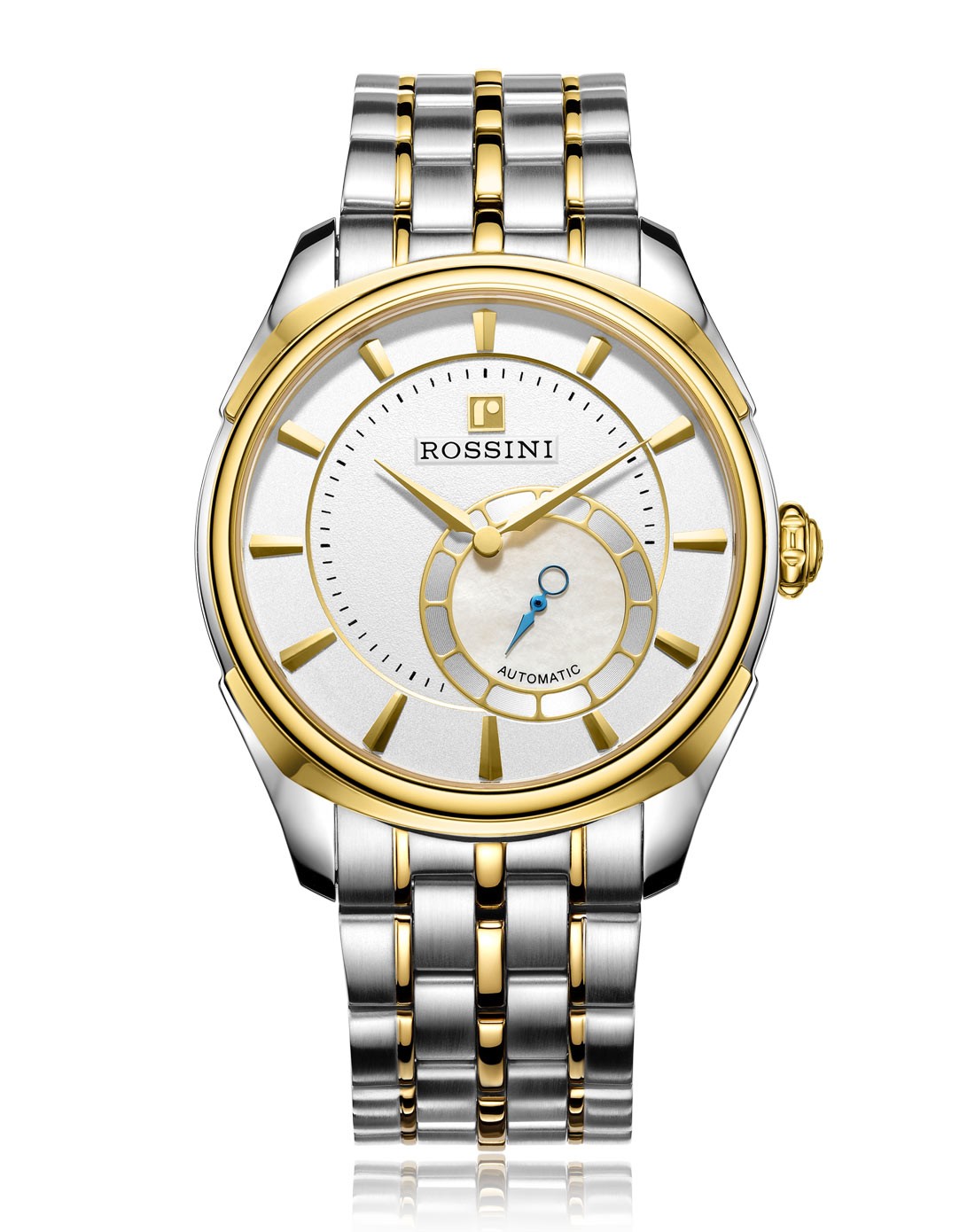 罗西尼rossini自动进口机械机芯多功能商务男表614617614617t01a_唯品