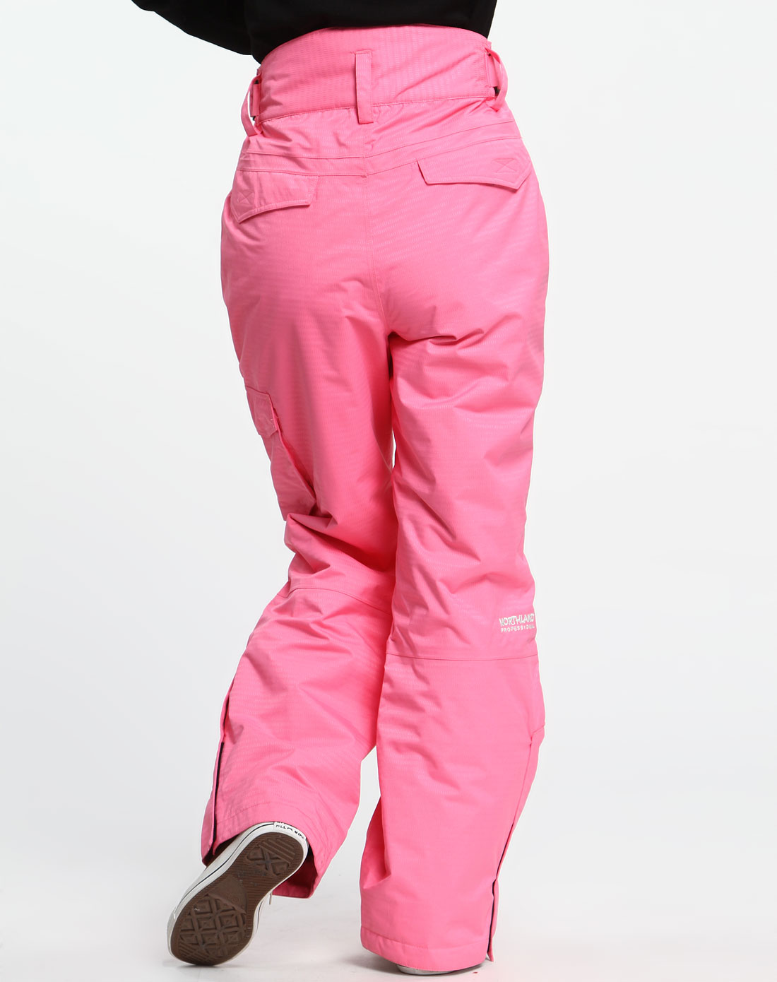 诺诗兰northland女士专场-桃红色迦罗娜滑雪裤