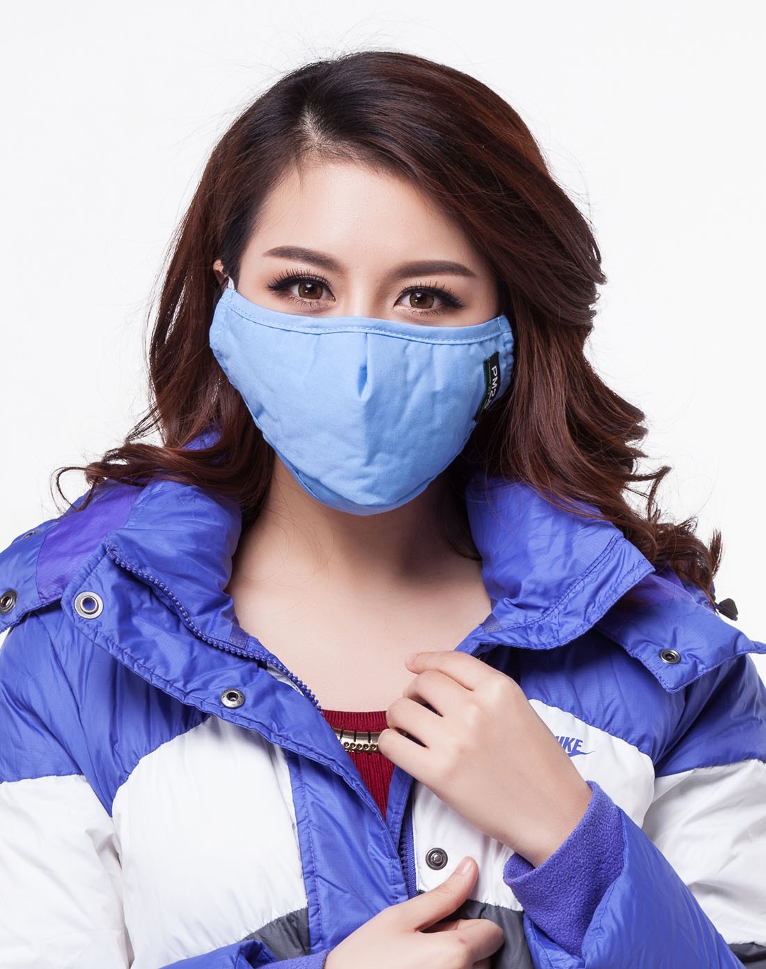 pm2.5健康立体防护口罩(2个装)-蓝色