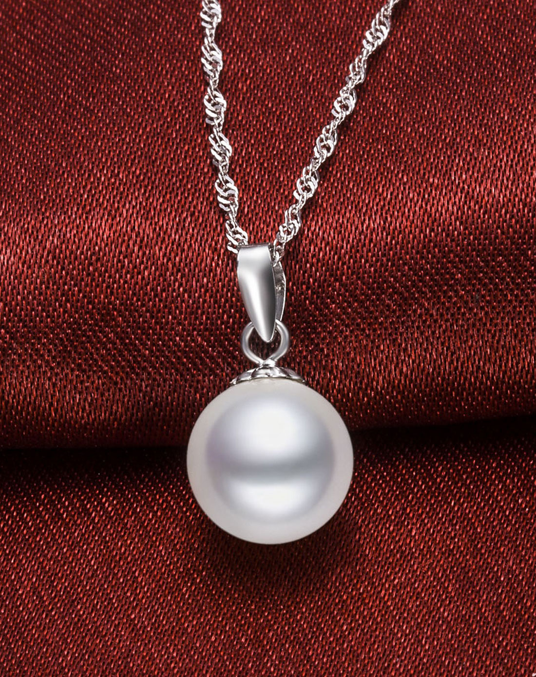 白金南洋白珍珠吊坠-雅韵(附国检证书)