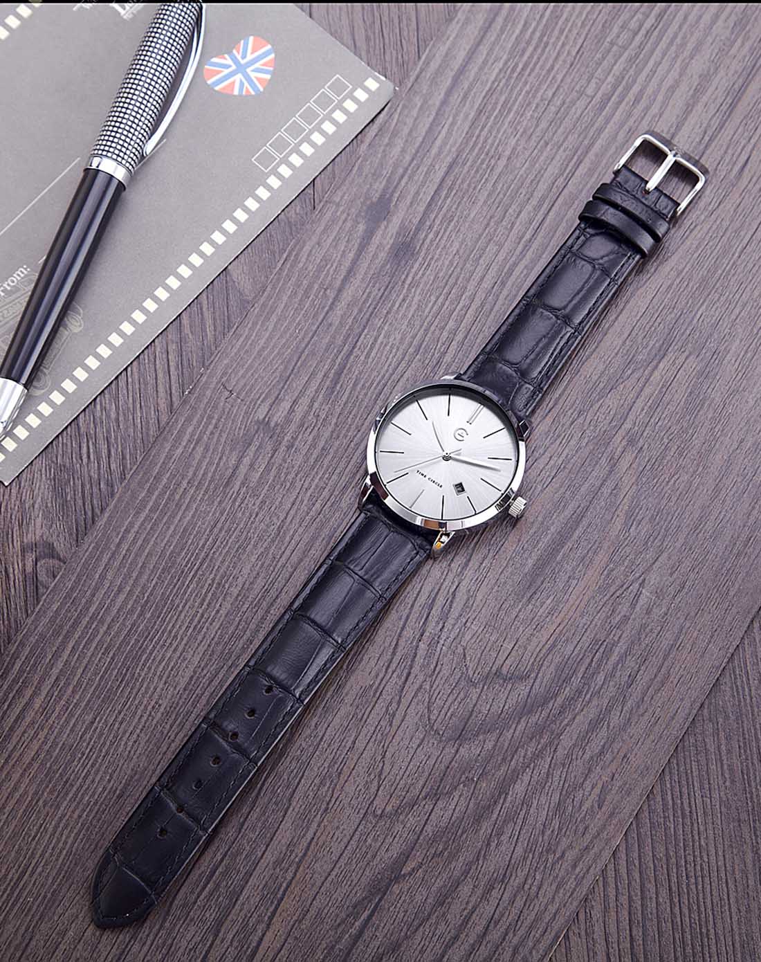 男款银面黑色豪情万丈heroism石英表