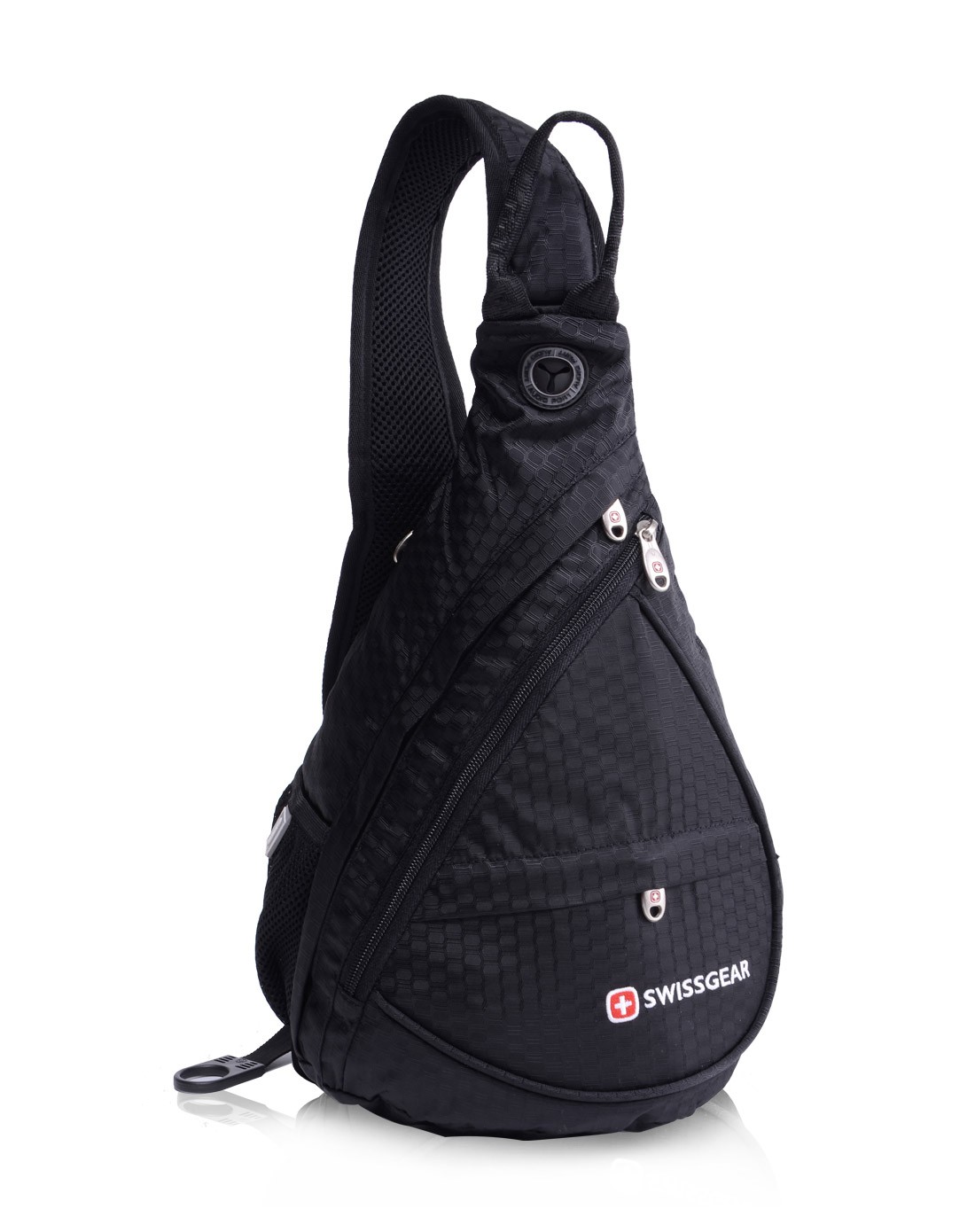 swissgear男女箱包中性黑色三角斜挎包yb9966bl1_唯品会