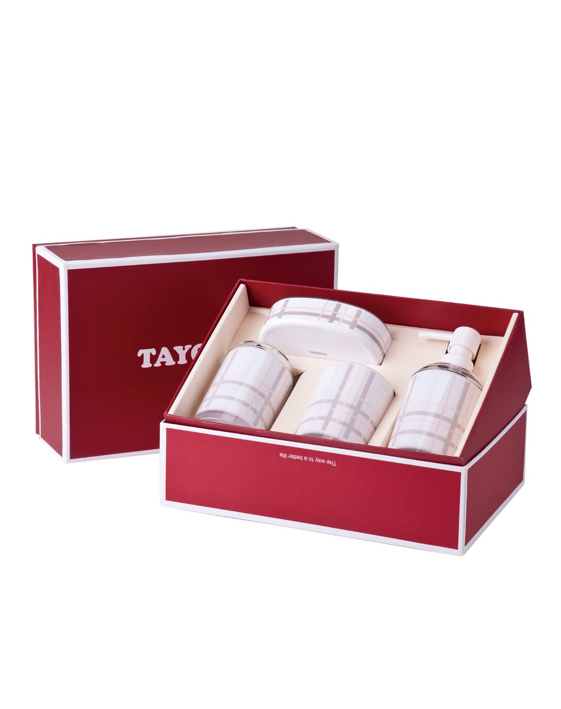 英格兰2面卫浴组礼盒/白