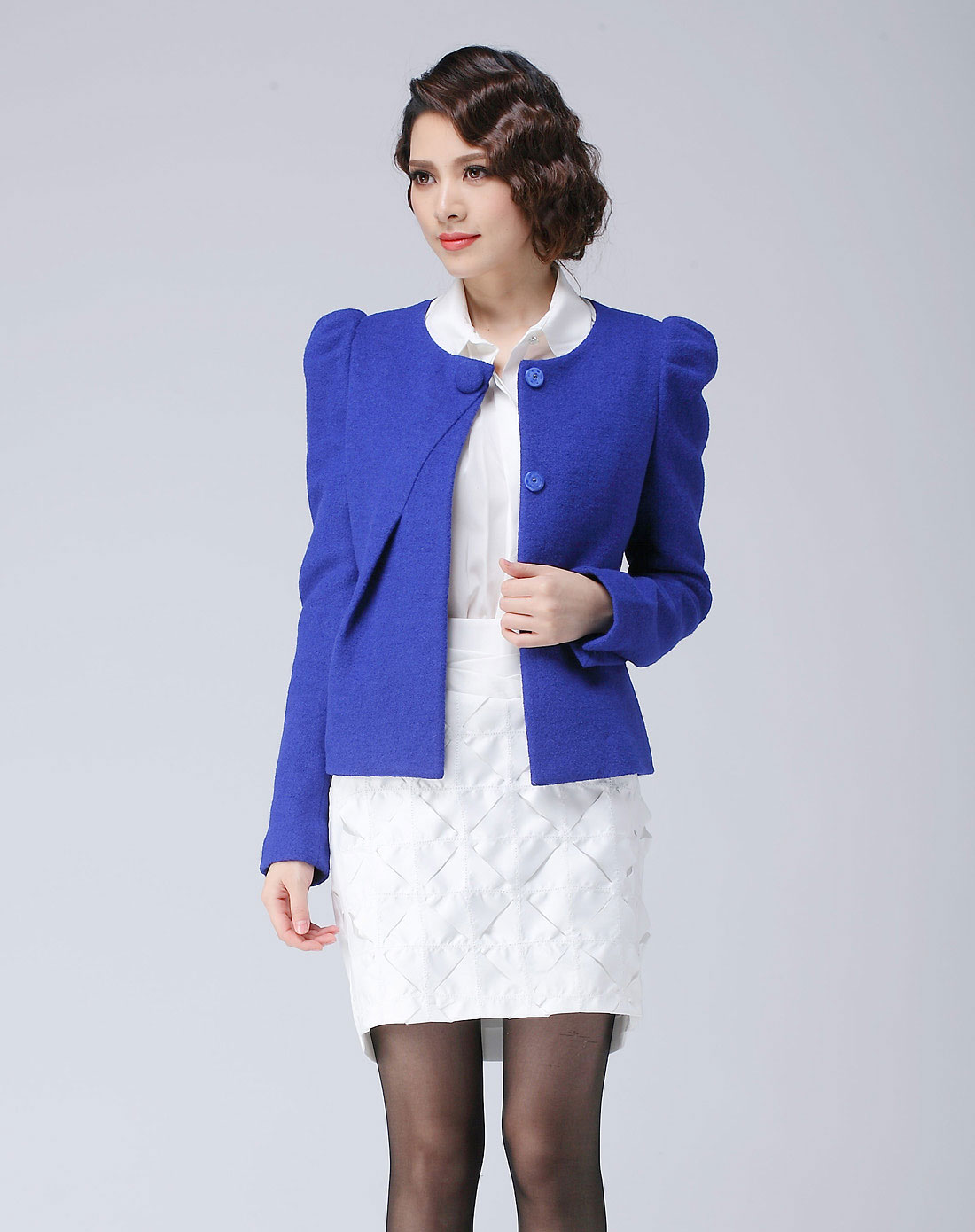 zimmur女装专场-女蓝色外套