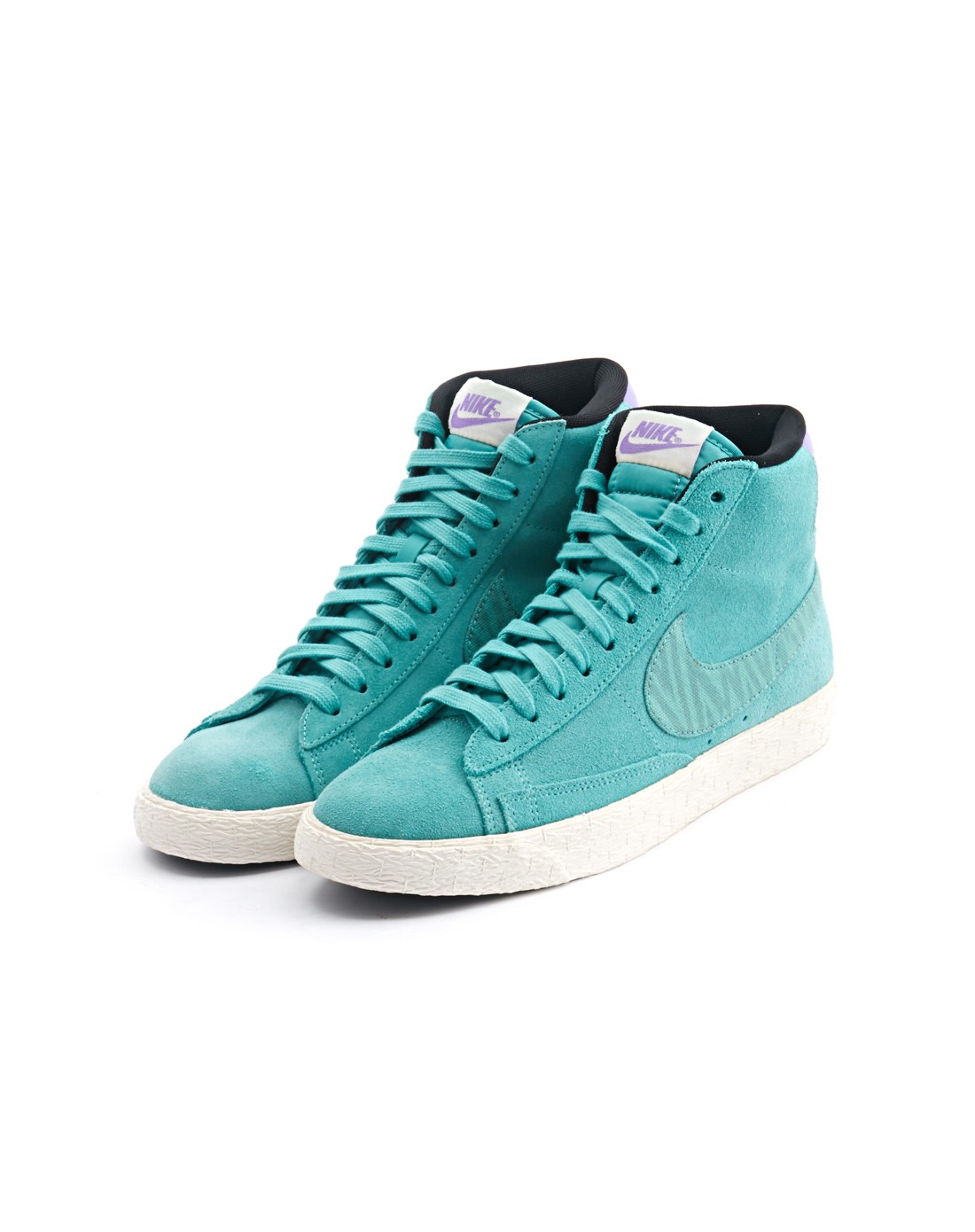 运动百搭 女款青色blazer复古鞋