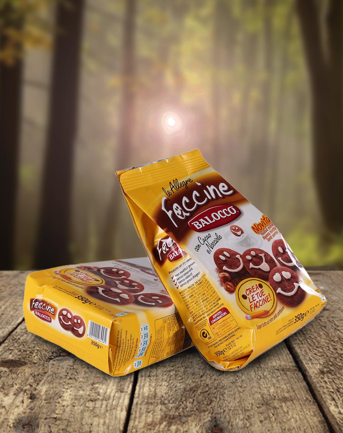 百乐可 巧克力笑脸饼干家庭装共700g