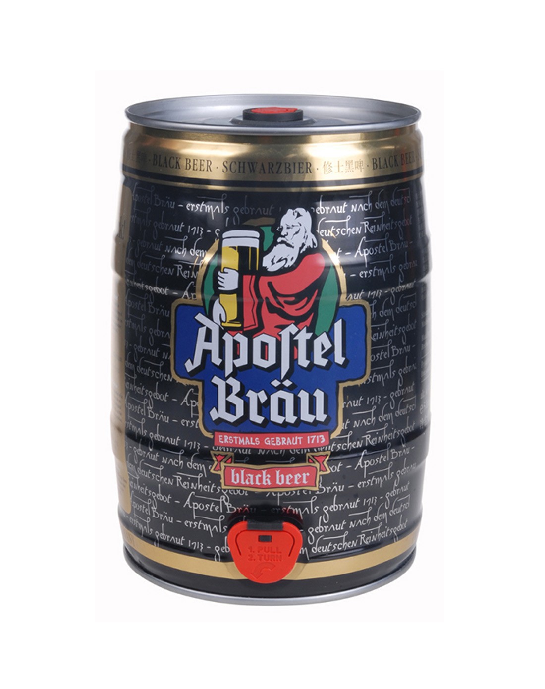 [德国传统工艺啤酒] 德国 爱士堡修士黑啤5l