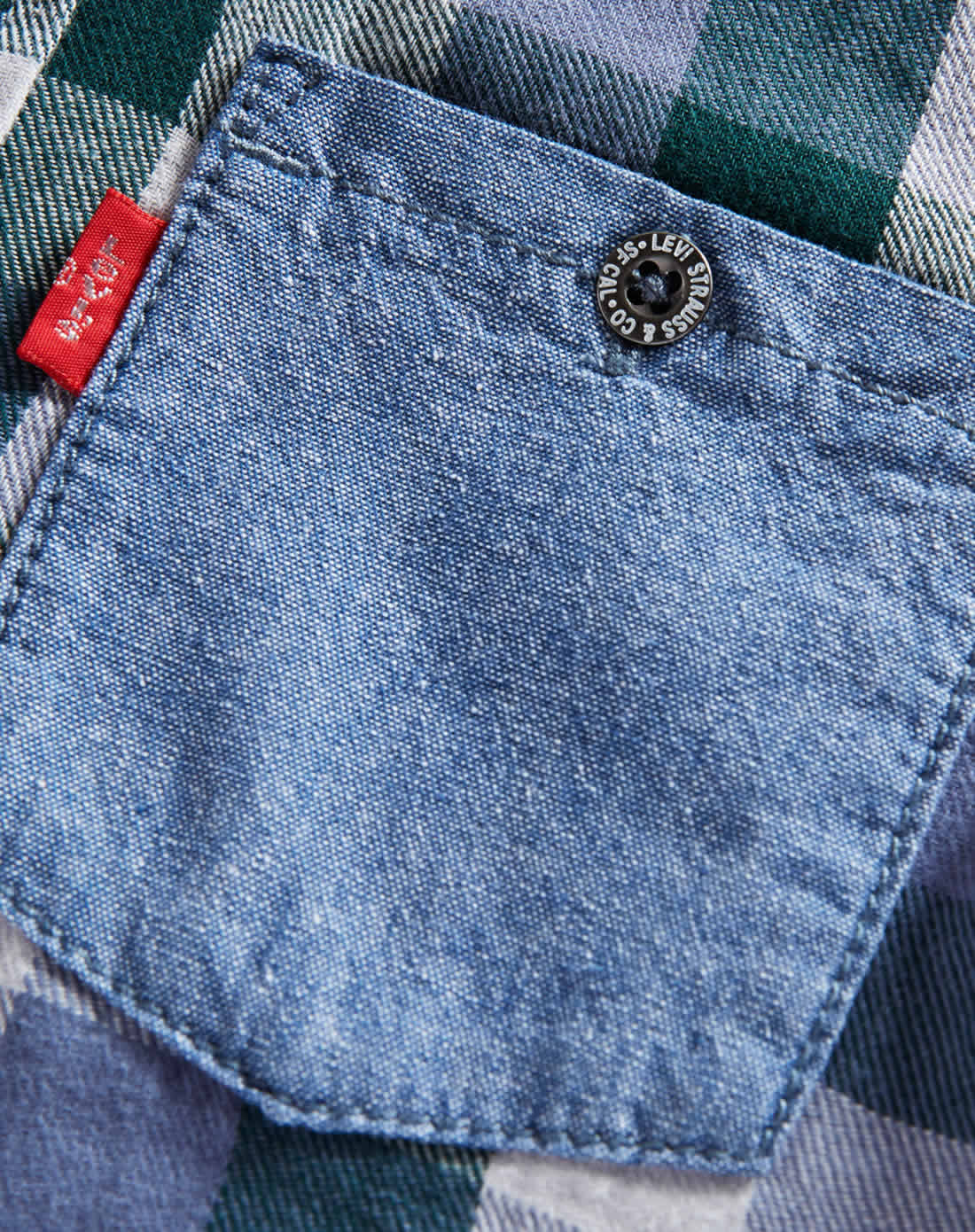 男小童灰蓝绿梭织长袖衬衫