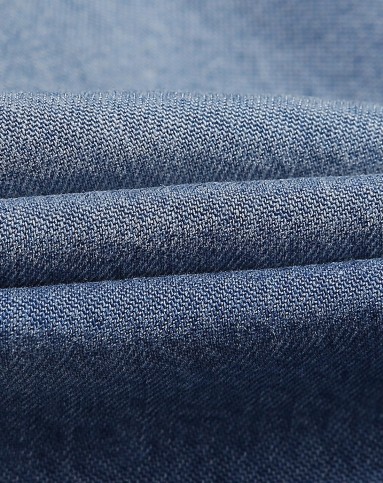 15新款女大童中深灰兰牛仔短袖衬衫