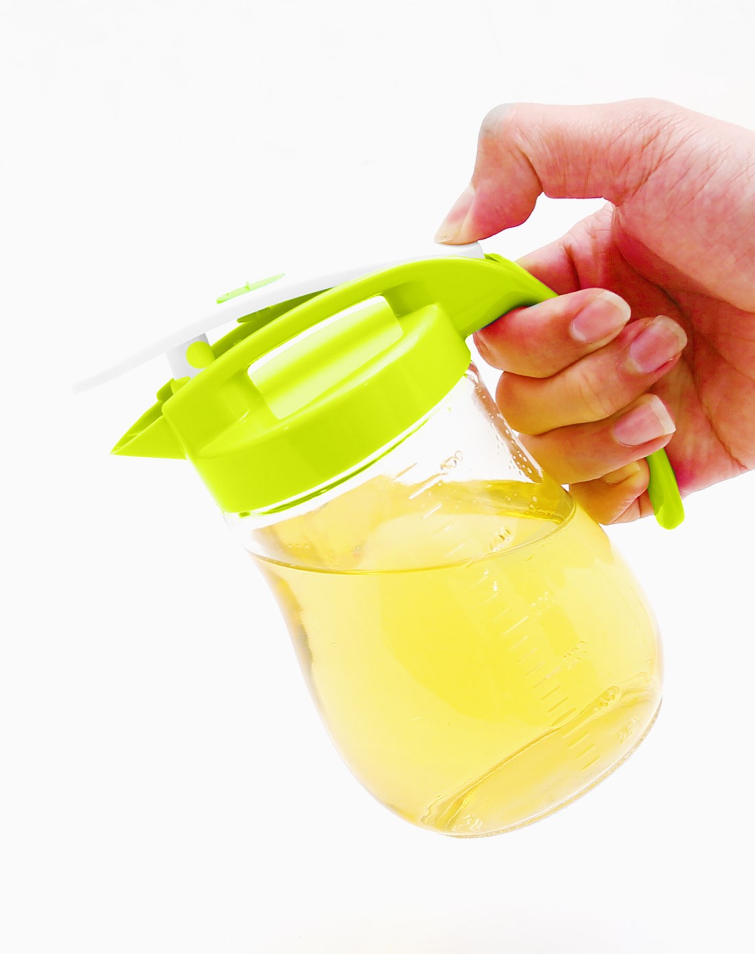 简约家居玻璃控油壶(550ml)(绿色)