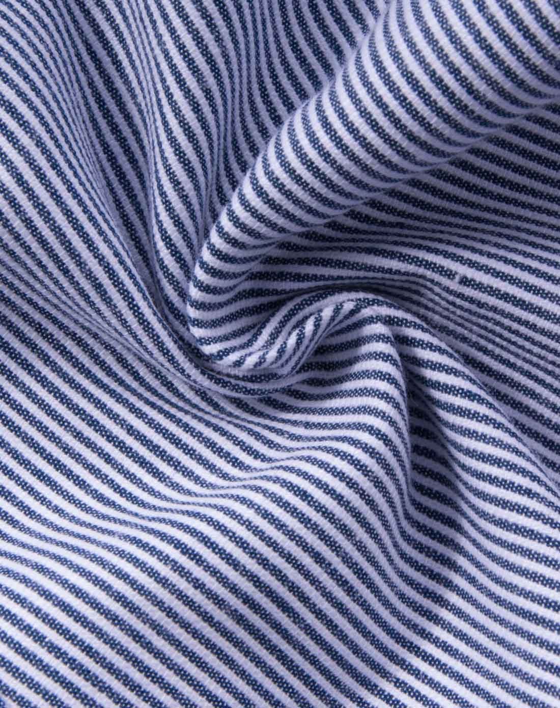 芘芘昵男童蓝色条子纯棉梭织背带裤