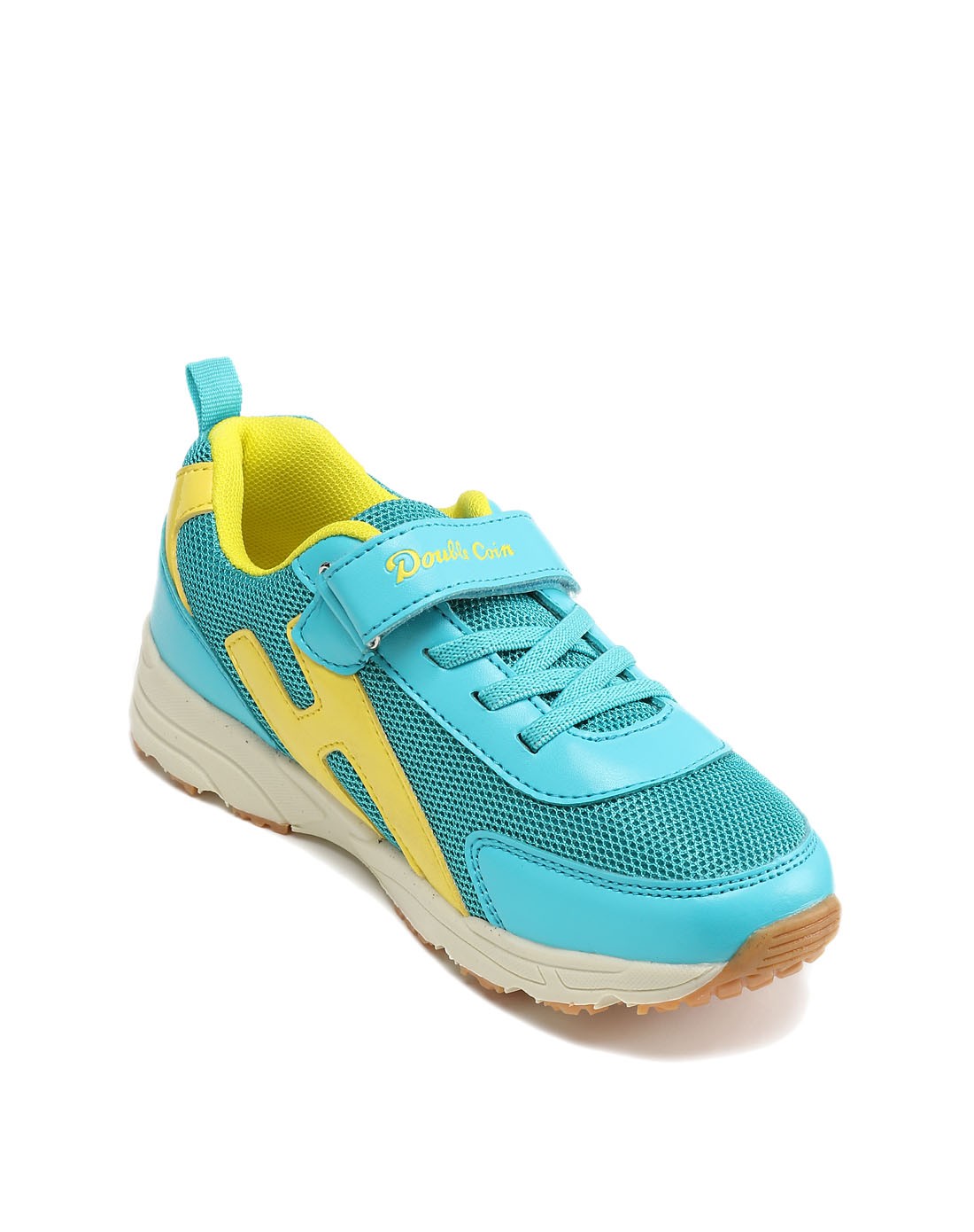 双钱牌女童橙色/月色防滑休闲运动潮鞋