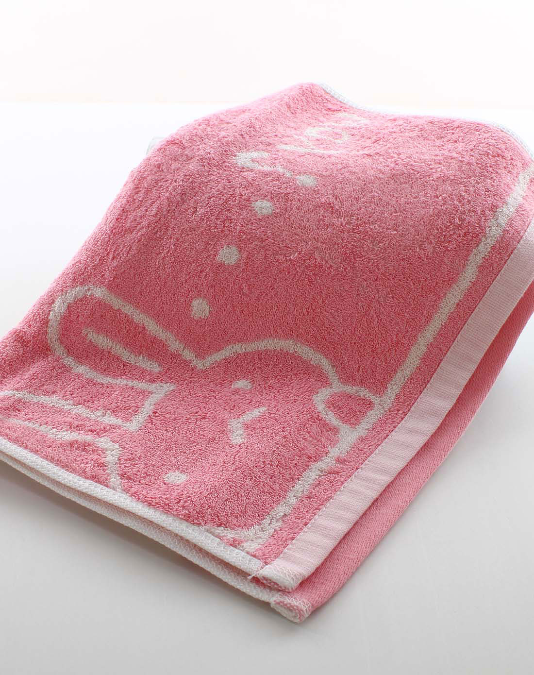 萱泽xuanze&迈扣maikou家居萱泽儿童竹纤维毛巾-清洁小兔粉色xz100616