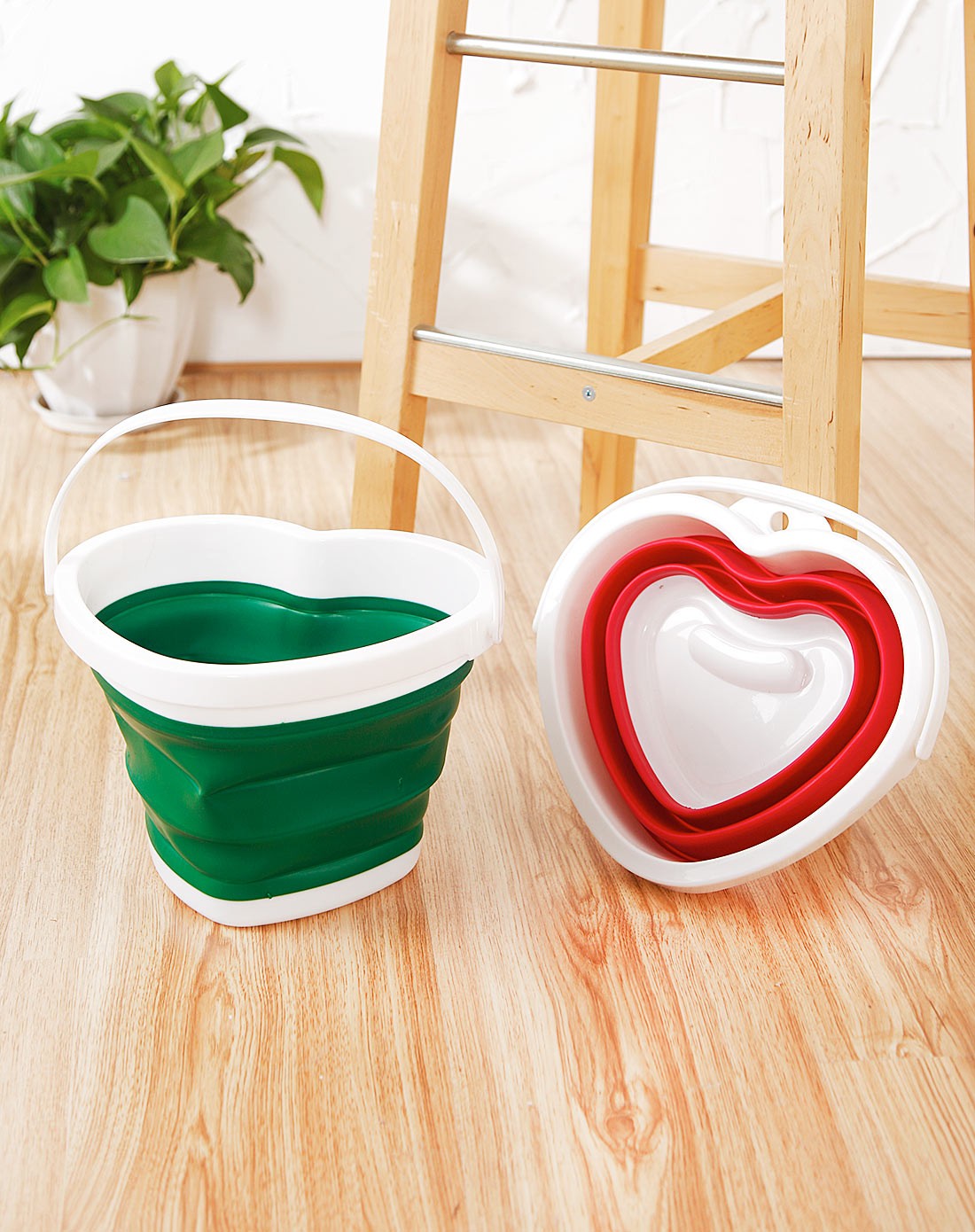 多功能折叠伸缩硅胶水桶5l