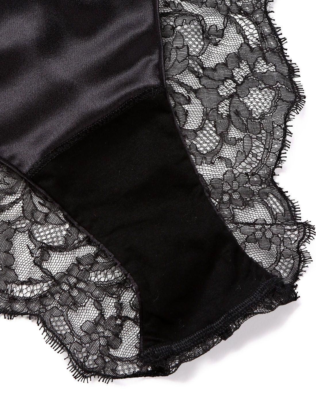 laperla手工蕾丝黑色性感蕾丝内裤