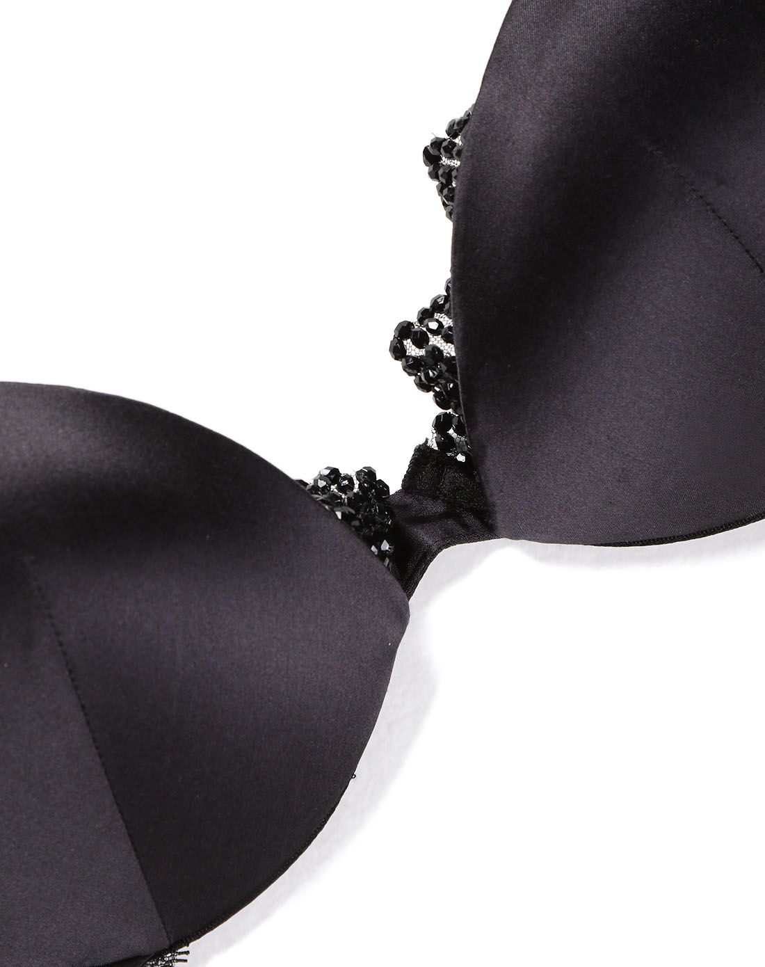 la perla意大利顶级奢品内衣专场laperla黑色俏丽光面3/4中厚杯文胸