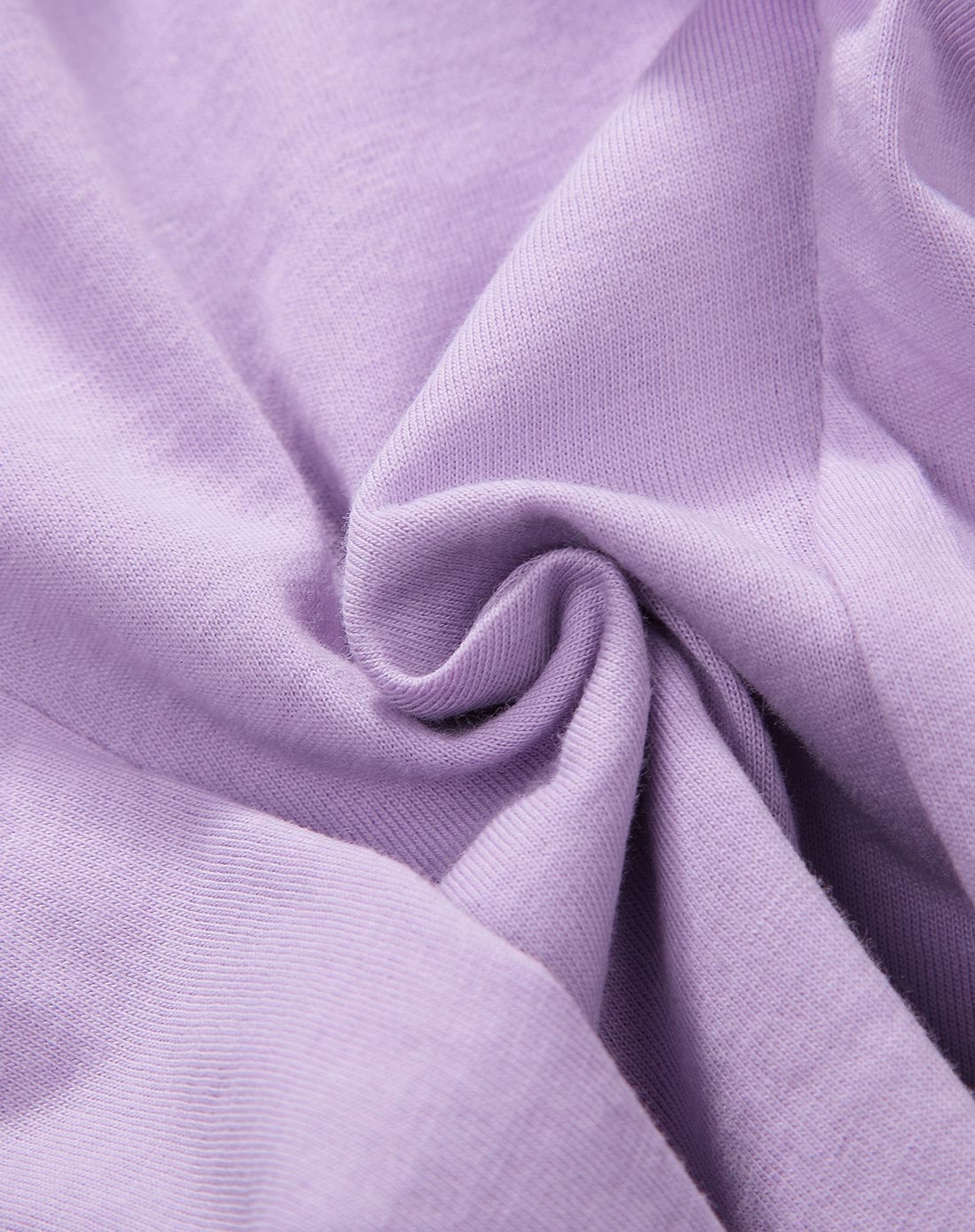 女宝宝浅紫色荷叶袖t恤