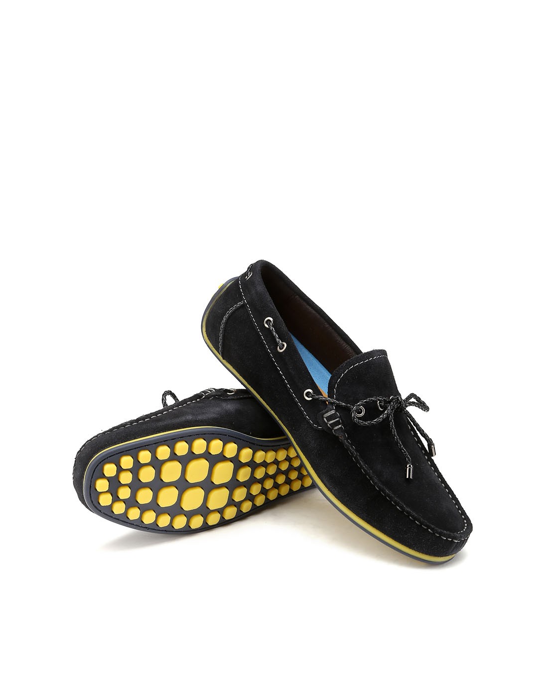 黑色磨砂牛皮舒适都市休闲鞋