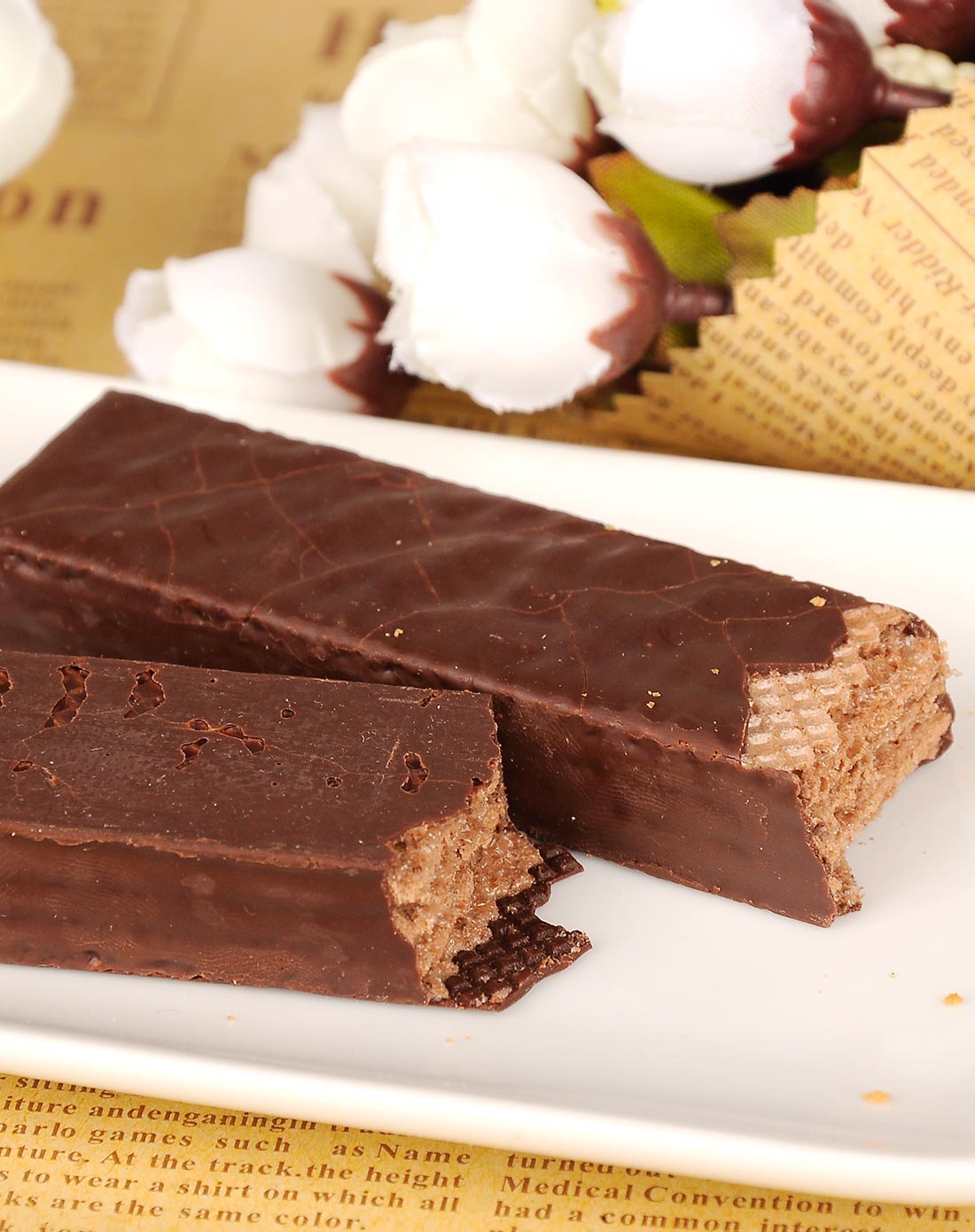 卡奇黑巧克力威化饼干4*25g