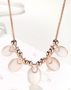 欧美大气时尚海洋之泪项链