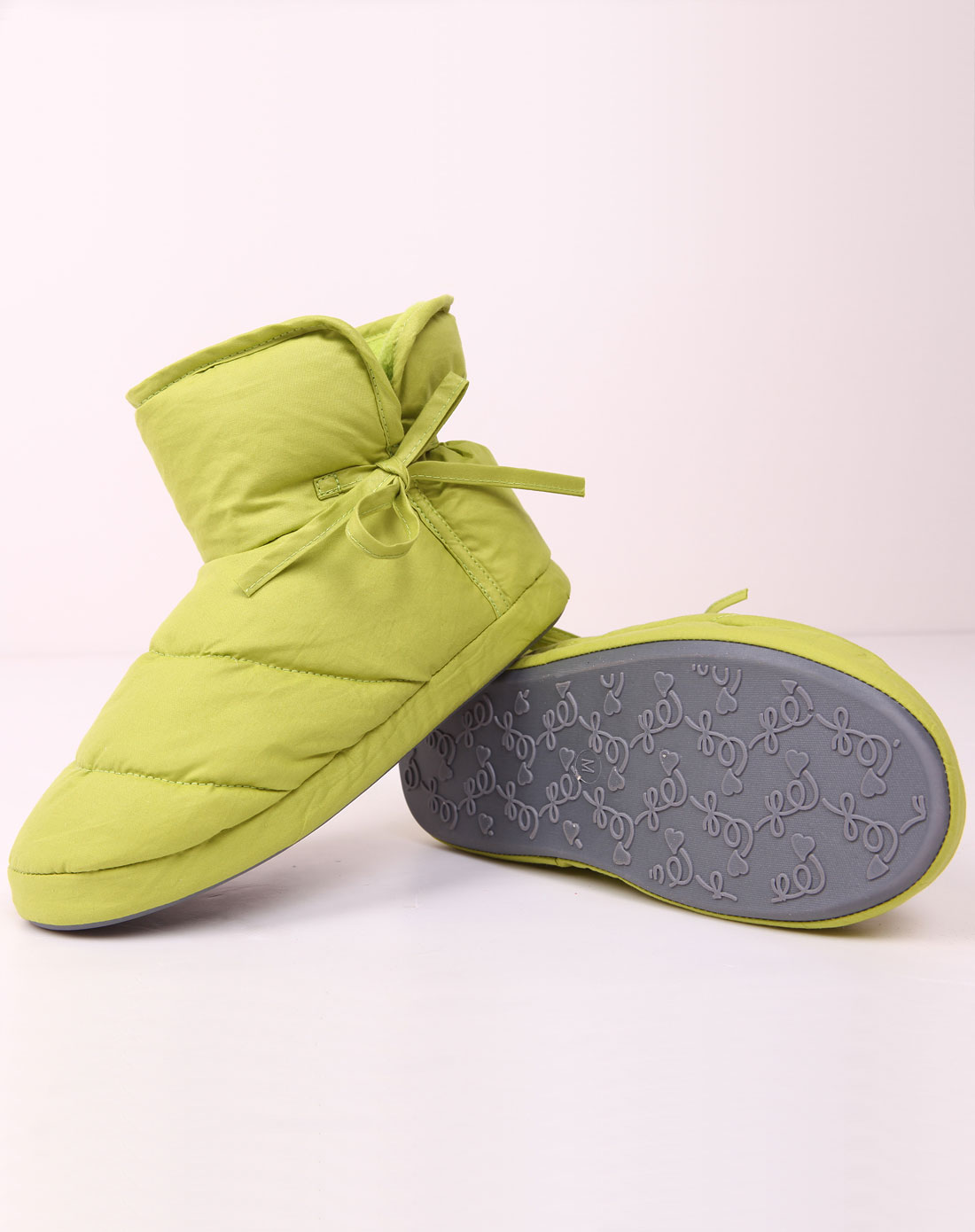 果绿多彩羽绒鞋