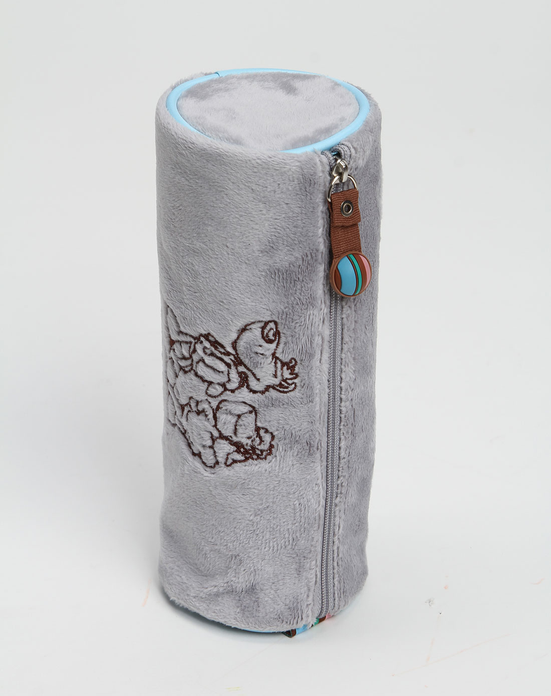 nici 灰色毛绒笔袋
