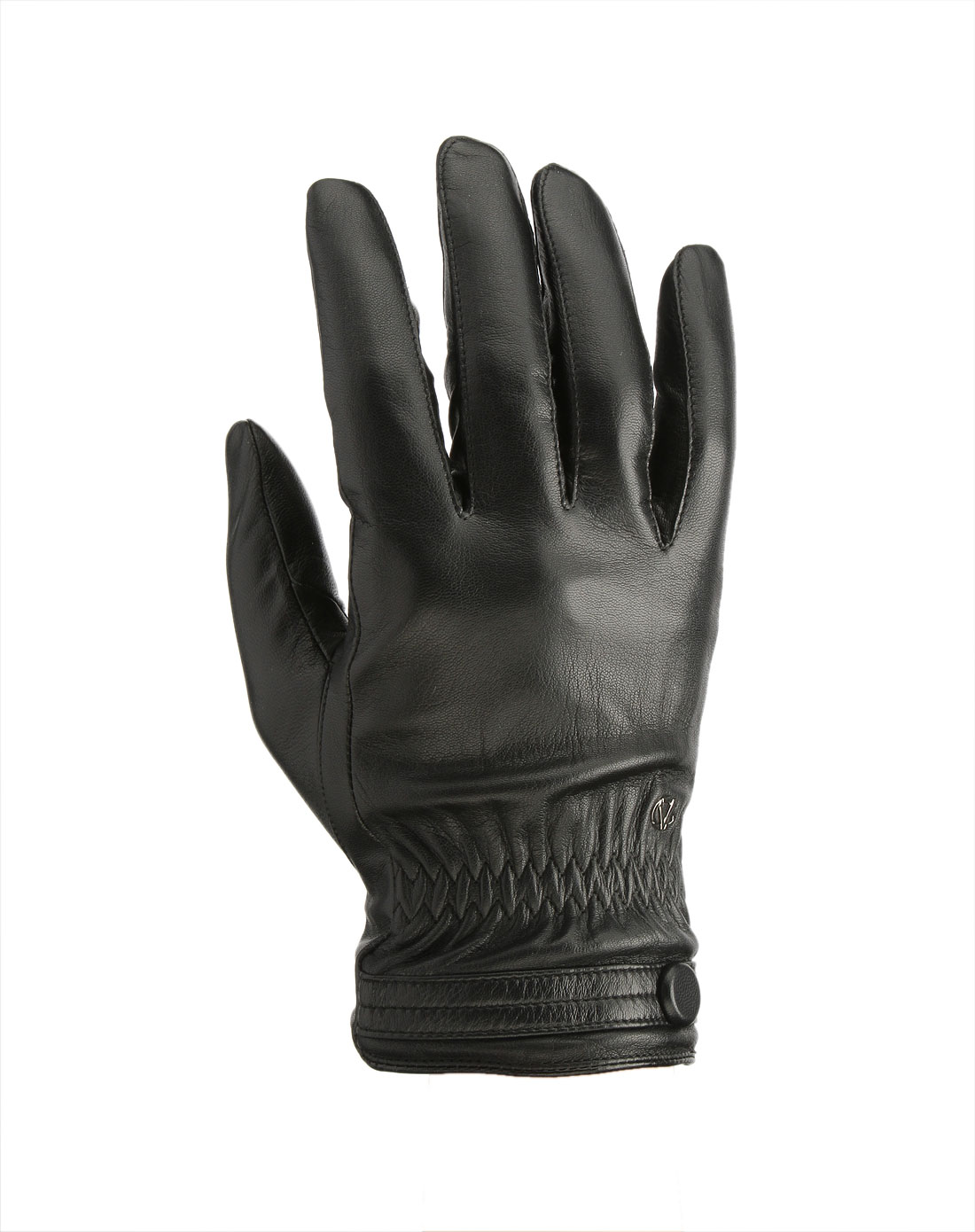 giovanni valentino 男款黑色羊皮手套