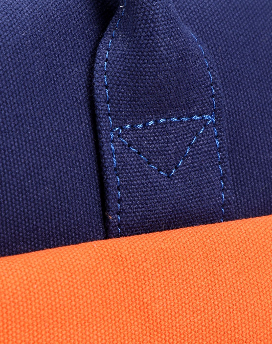 男款桔配蓝色拼接高质感手提公文包